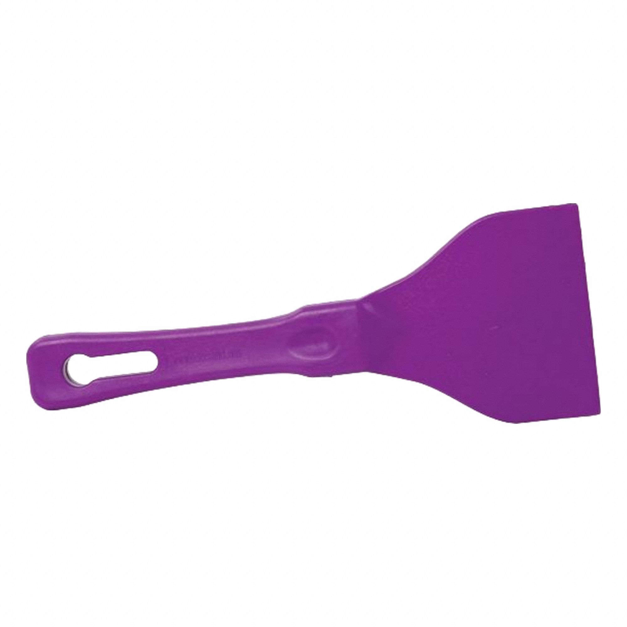 Metal Detectable Scraper: Polymer, 3 7/8 in Overall Lg, Polymer, FDA Compliant