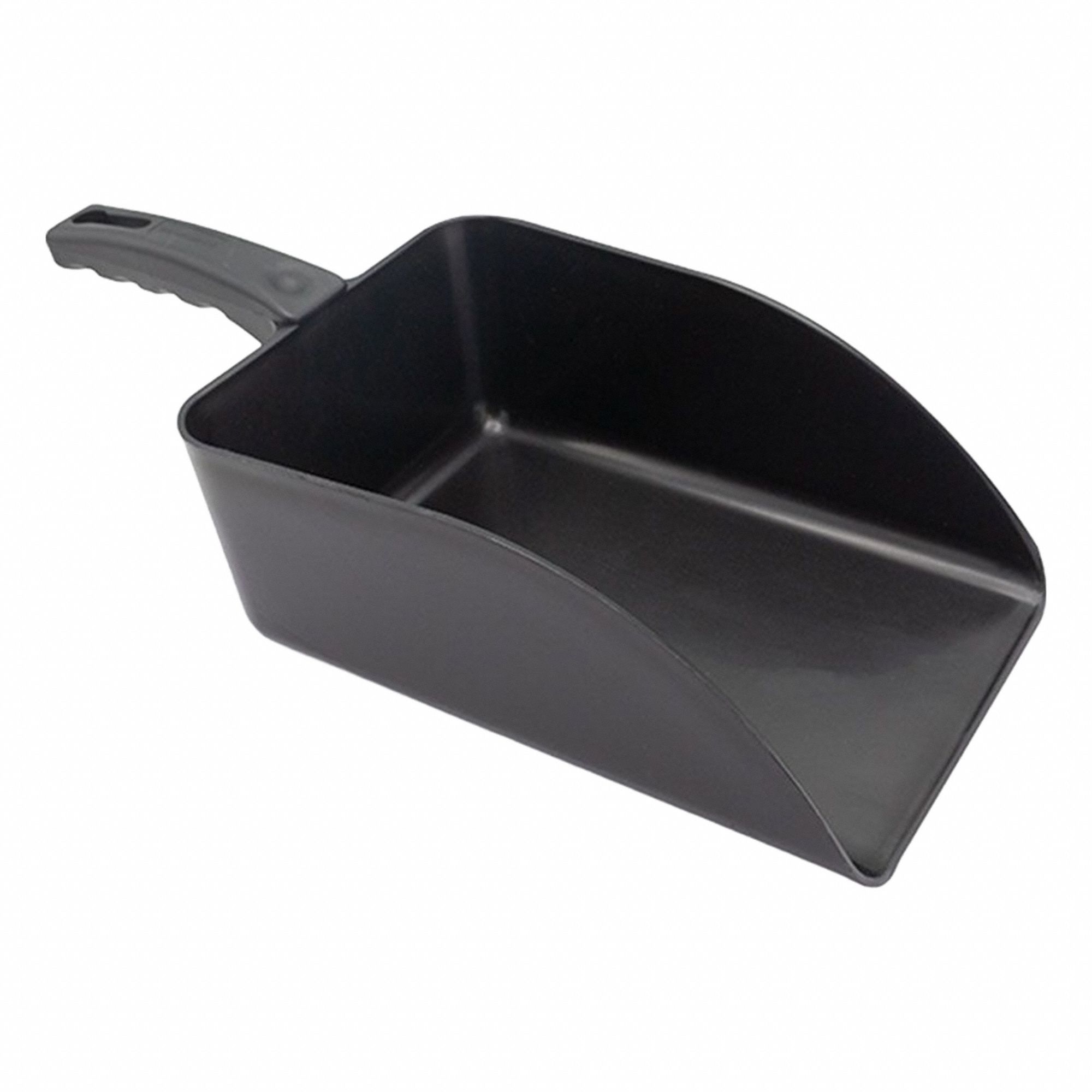 Mini Scoop: 4 fl oz Capacity, Black, 4 3/8 in Overall Lg, 3 3/8 in Overall Wd