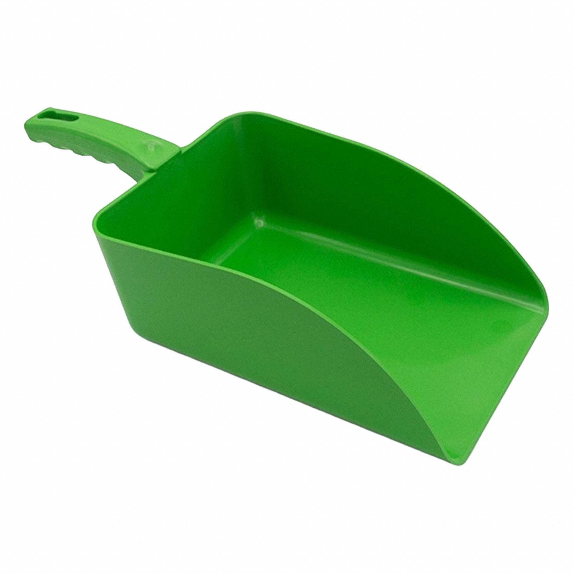 Scoop: 42 fl oz Capacity, Green, 8 7/8 in Overall Lg, 5 7/8 in Overall Wd, Polymer