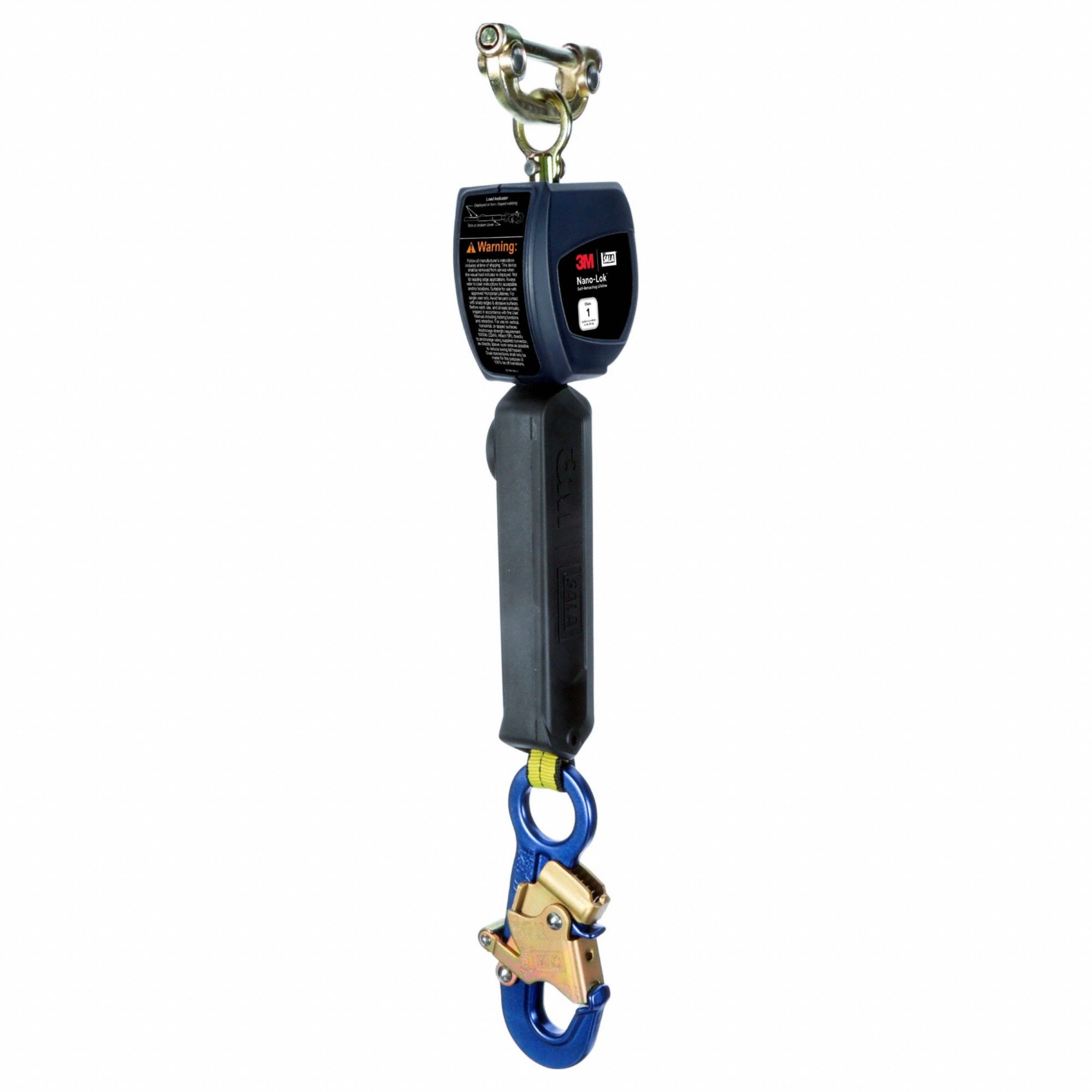 Personal Self Retracting Lifeline: Aluminum Snap Hook Anchor, 6 ft Line, Sealed, Sealed