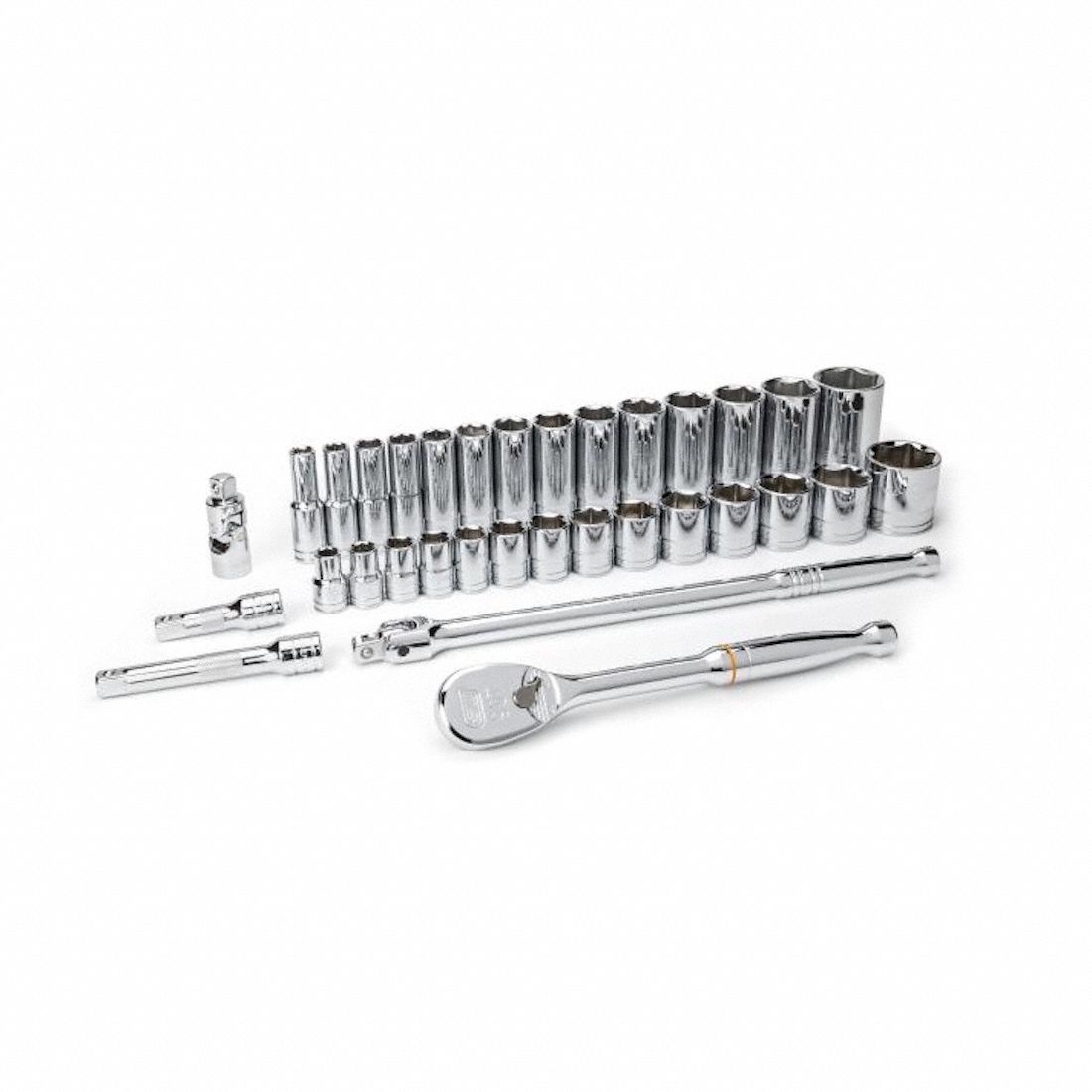 Standard and Deep Socket Set 33 Pc.