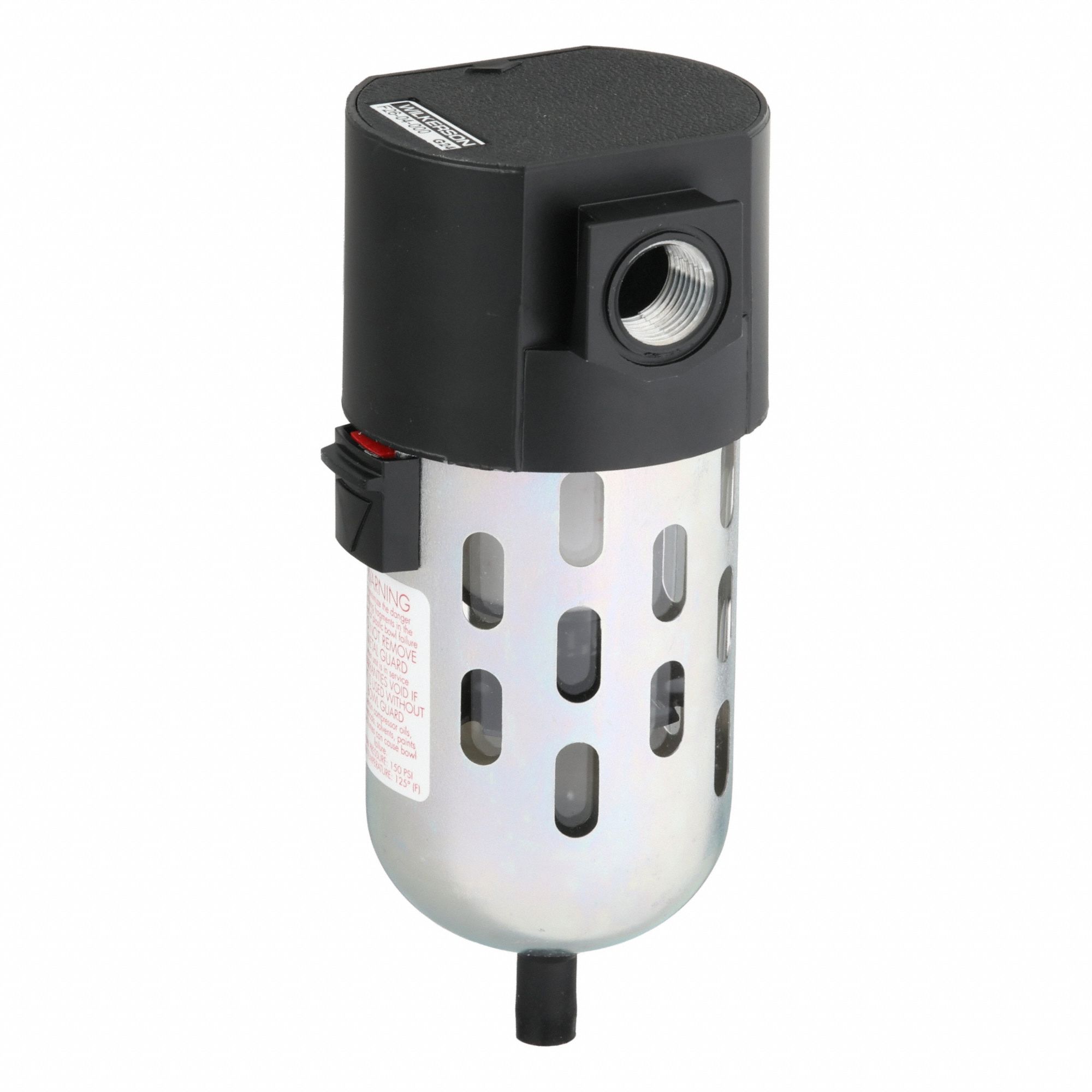 Filter: Particulate, 1/2 in NPT, 5 micron, 149.8 scfm, 150 psig Max Op Pressure, 26