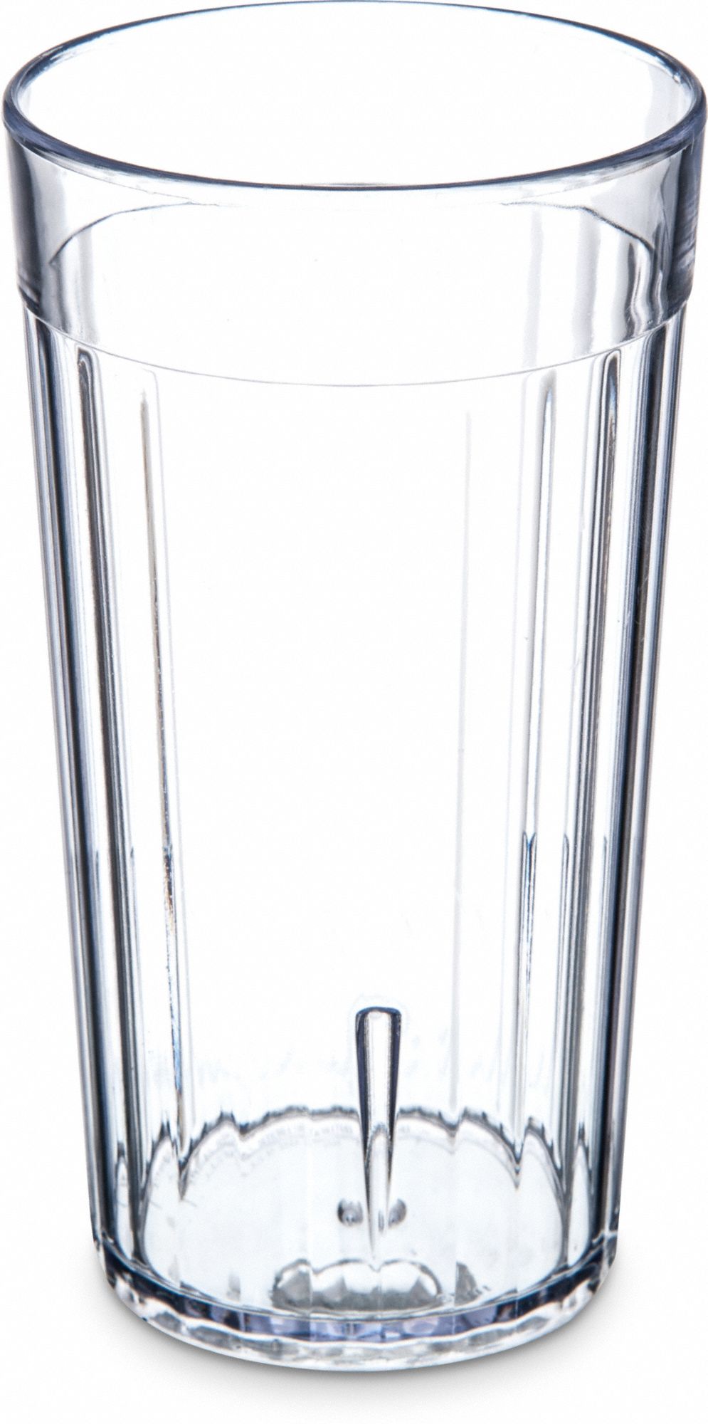 Tumbler: Bistro, 12 fl oz Capacity, Clear, SAN, 2 7/8 in Dia, 5 1/8 in Overall Ht, Clear