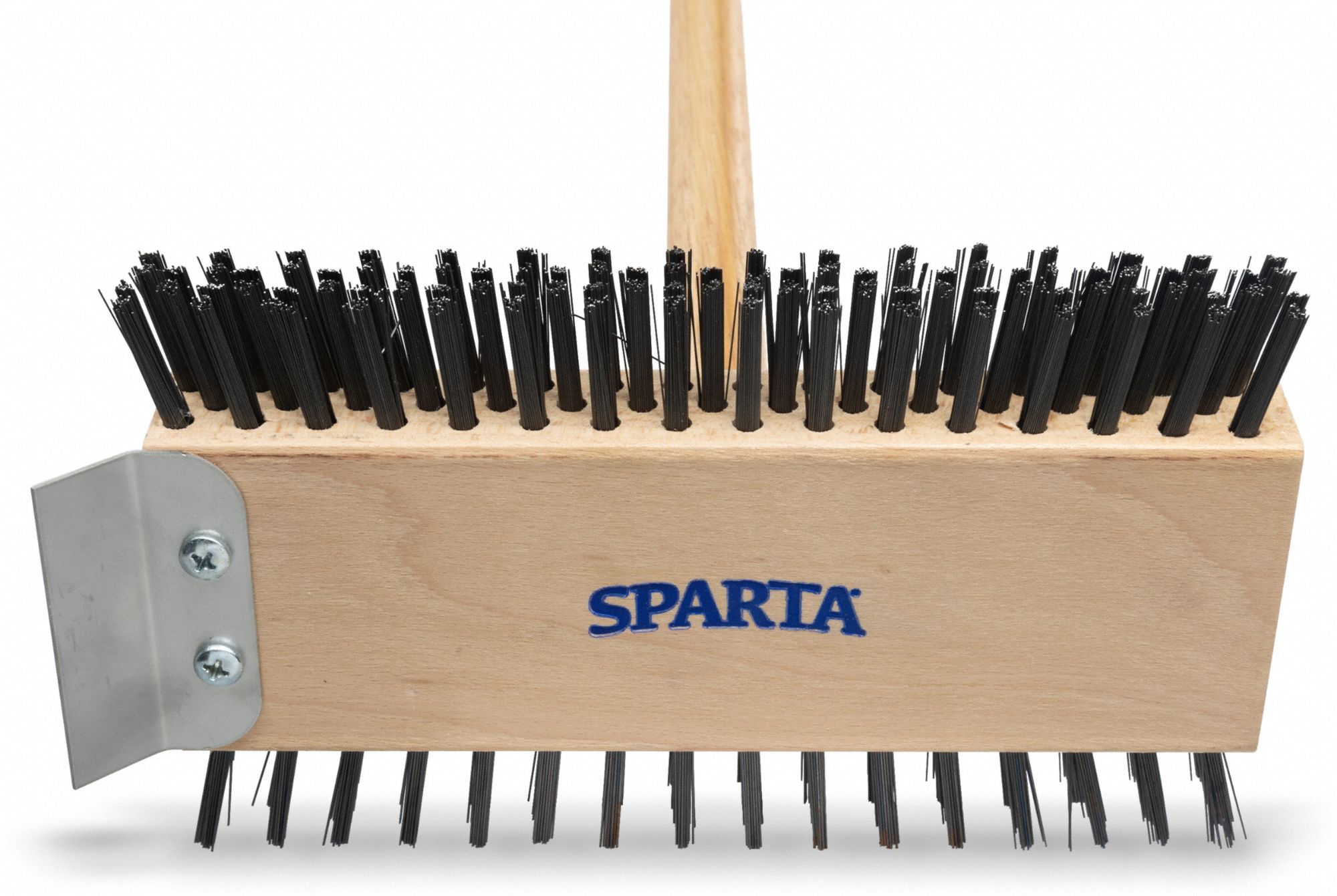 Grill Brush/Scraper 30.5 L Wood Handle