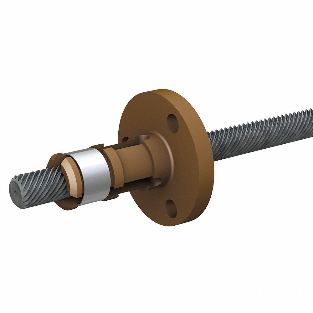 PBC LINEAR, Lead Screw and Nut Assembly, AntiBacklash, Precision Lead