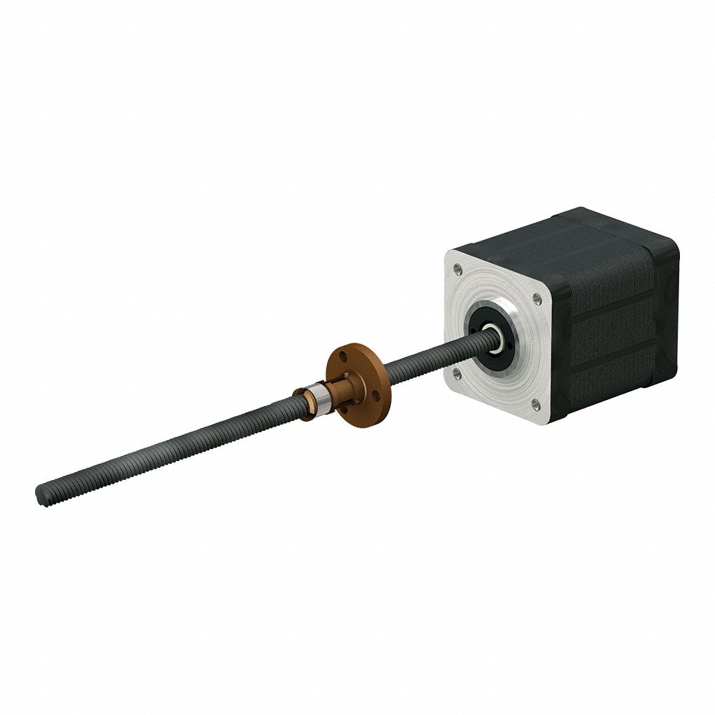 Precision Lead Screw: Lead Screw Assembly, Anti-Backlash, PTFE, Stainless Steel, 300, B