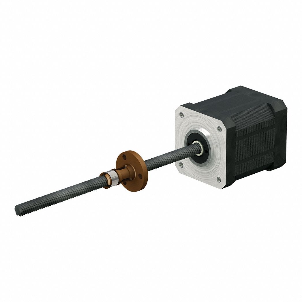 Precision Lead Screw: Lead Screw Assembly, Anti-Backlash, PTFE, Stainless Steel, 300, B