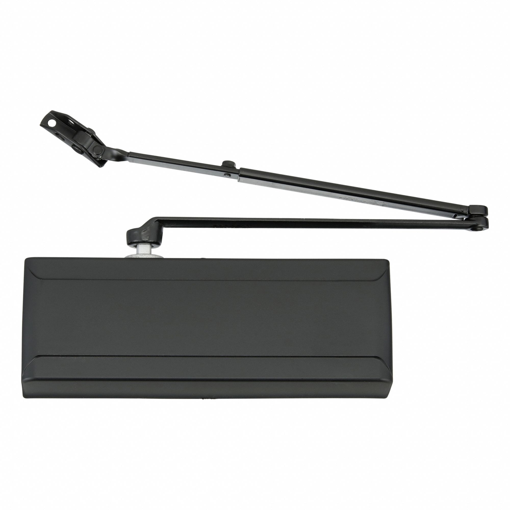 Door Closer: Parallel Mounting Type, Grade 1 - Heavy Duty, Black, 11 13/16 in Lg