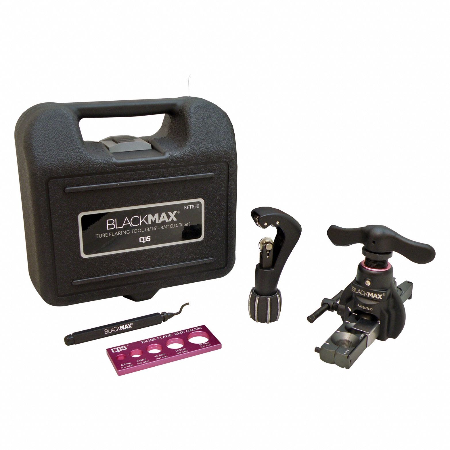 Flaring Tool: Single 45 Degree, 1/4 in_3/8 in_1/2 in_5/8 in_3/4 in Tube Flaring Size, Box