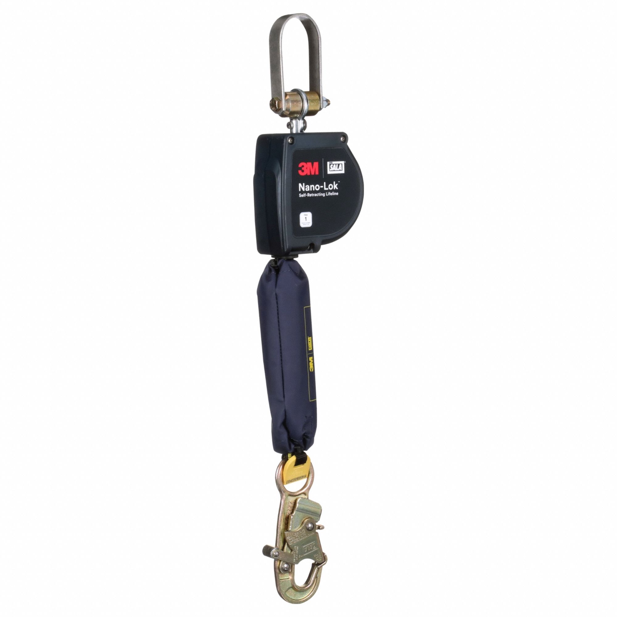 Self Retracting Lifeline: Steel Cab Mount Bracket Anchor, Harness Steel Snap Hook