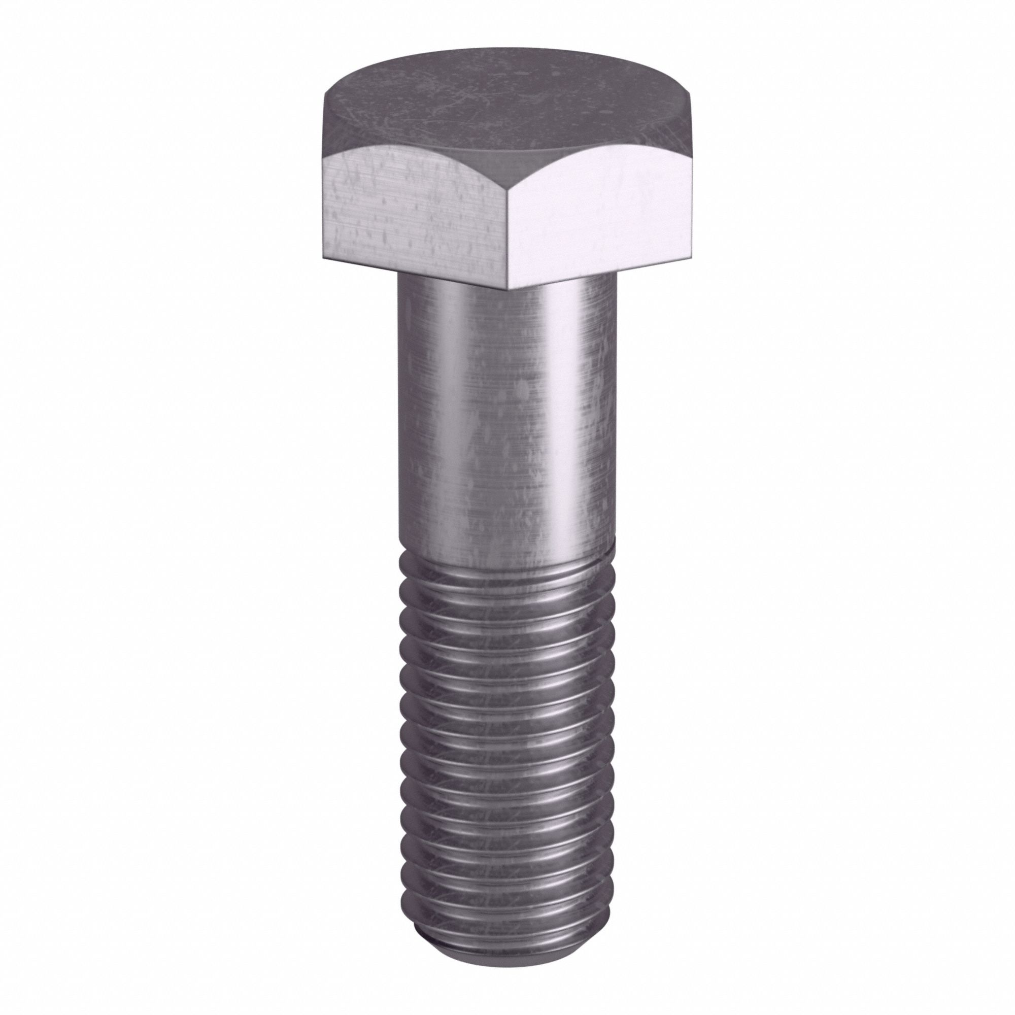 Heavy Hex Bolt: Stainless Steel, Grade B8, Plain, 5/8"-11 Thread Size, 2 1/4 in lg, 5 PK