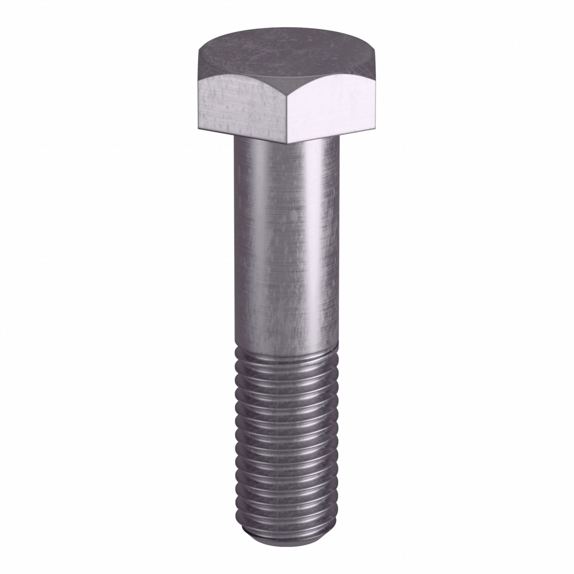 Heavy Hex Bolt: Stainless Steel, Grade B8, Plain, 5/8"-11 Thread Size, 2 3/4 in lg, 5 PK
