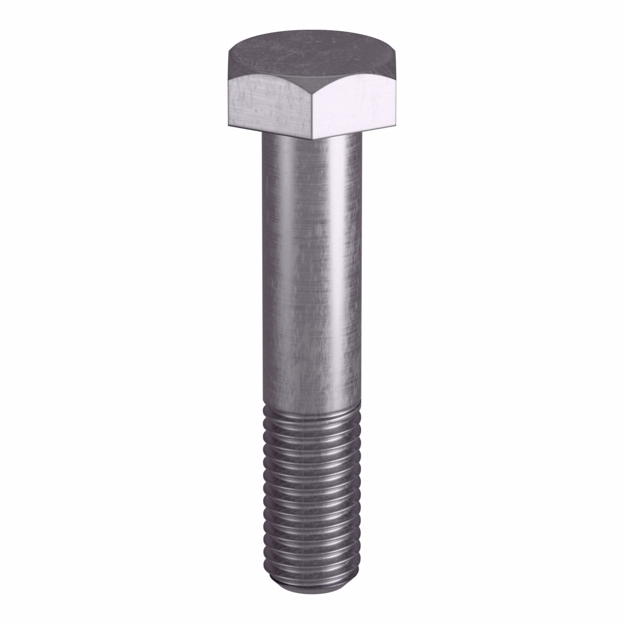 Heavy Hex Bolt: Stainless Steel, Grade B8, Plain, 5/8"-11 Thread Size, 3 1/4 in lg, 5 PK