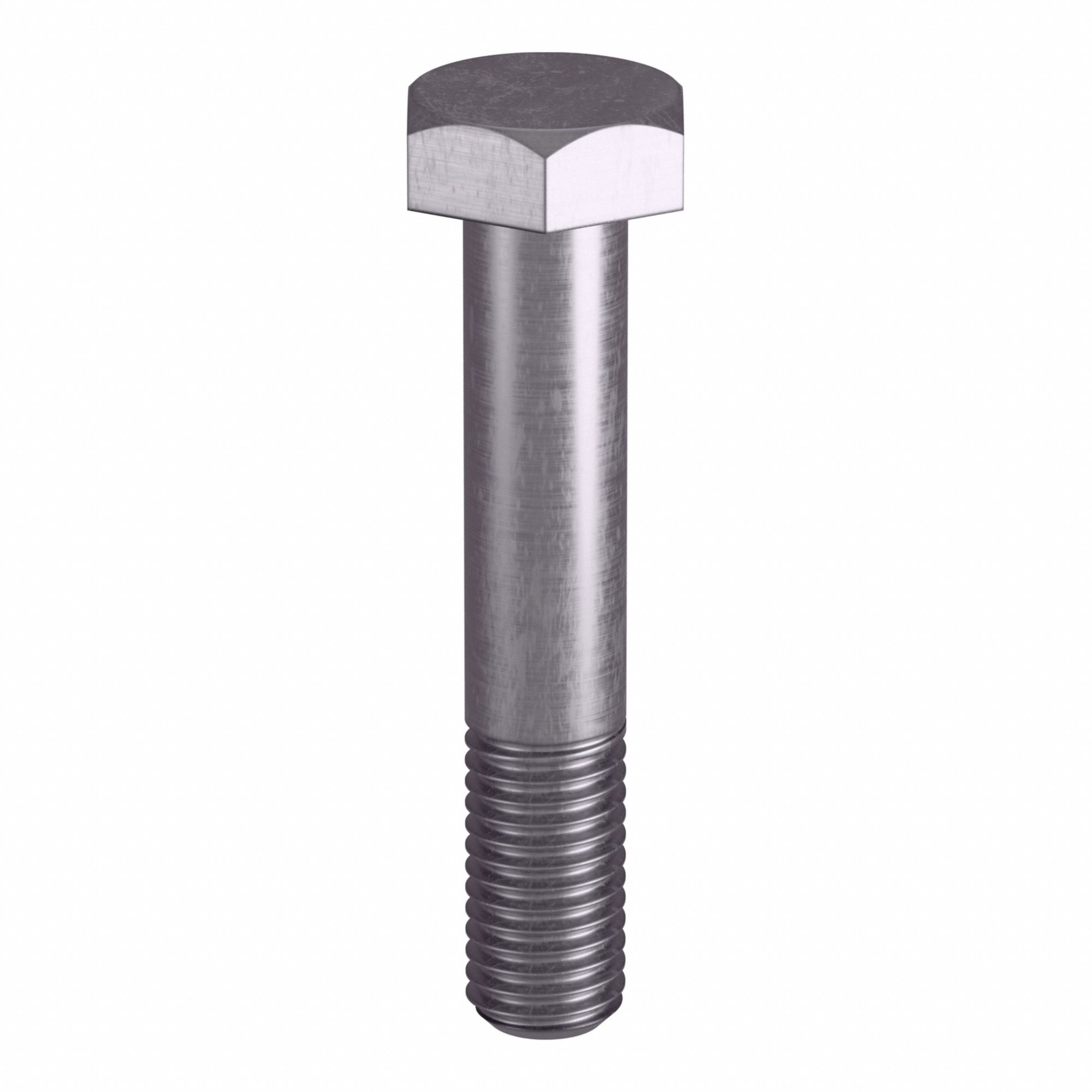 Heavy Hex Bolt: Stainless Steel, Grade B8, Plain, 5/8"-11 Thread Size, 3 1/2 in lg, 5 PK