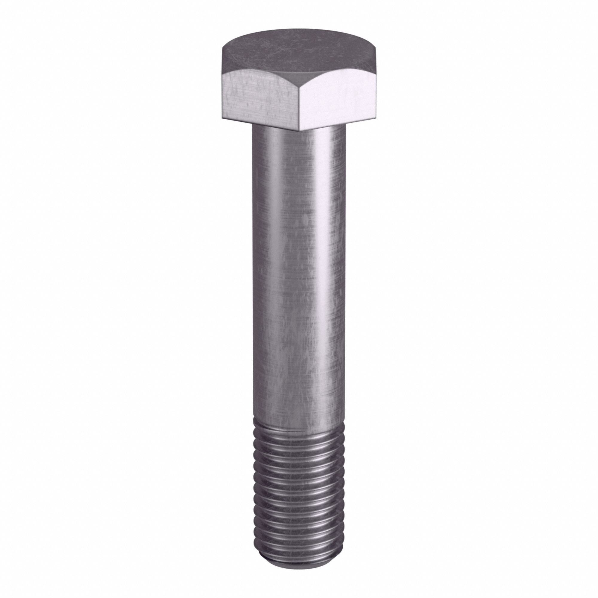 Heavy Structural Bolts: Stainless Steel, Grade B8, Plain, 3/4"-10 Thread Size, 4 in lg