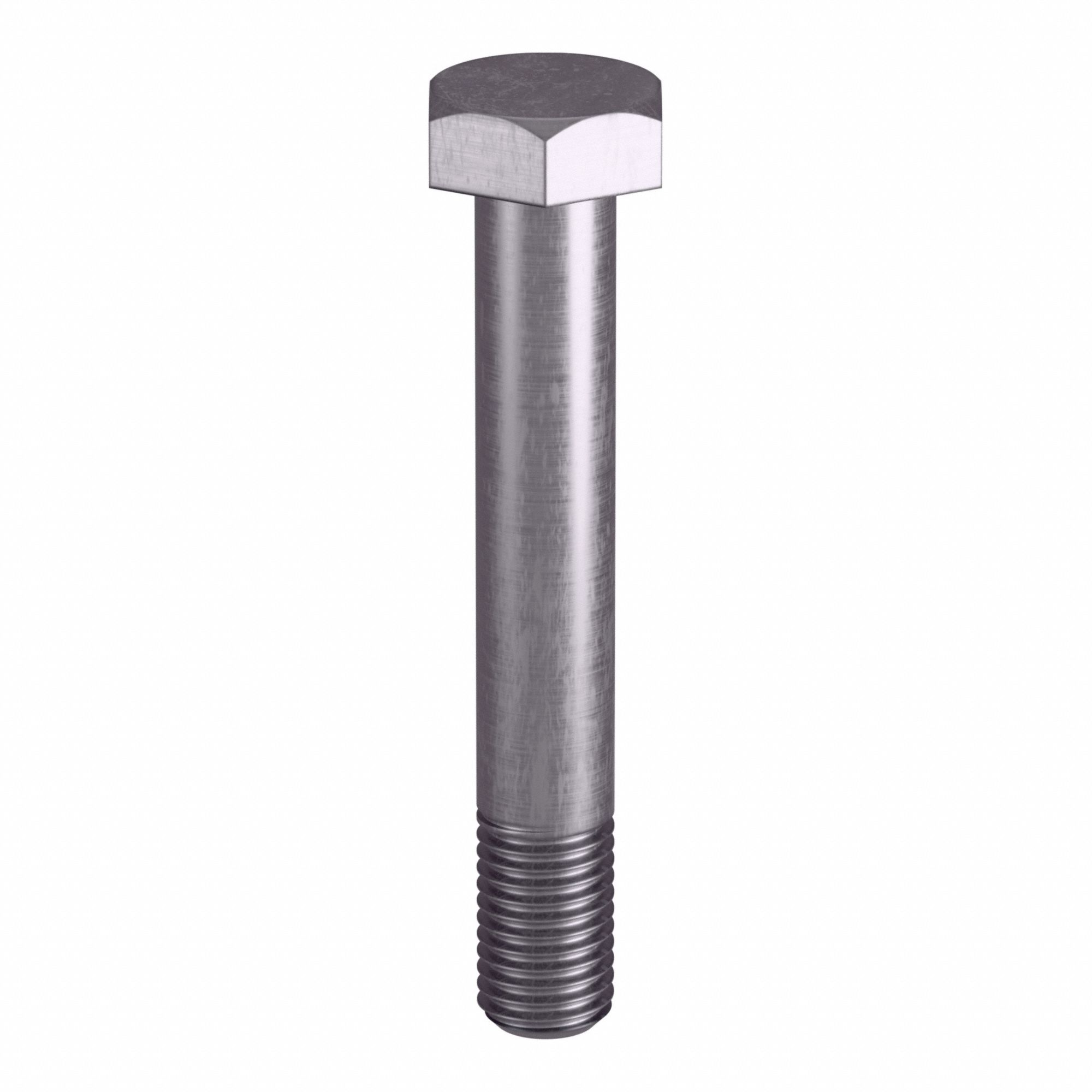 Heavy Structural Bolts: Stainless Steel, Grade B8, Plain, 3/4"-10 Thread Size, 5 in lg