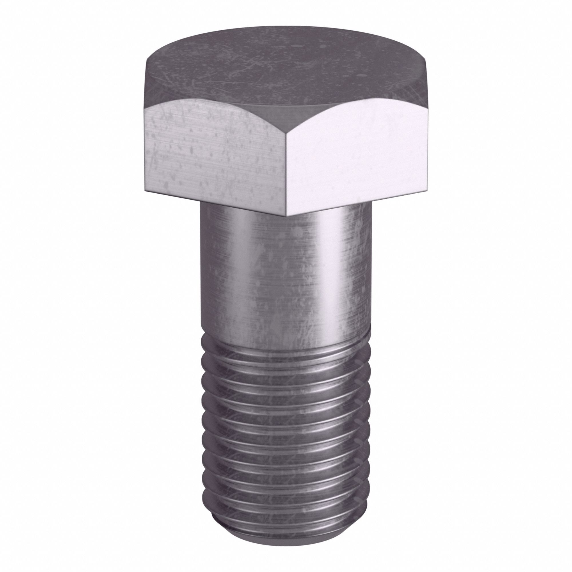 Heavy Structural Bolts: Stainless Steel, Grade B8, Plain, 7/8"-9 Thread Size, 2 in lg