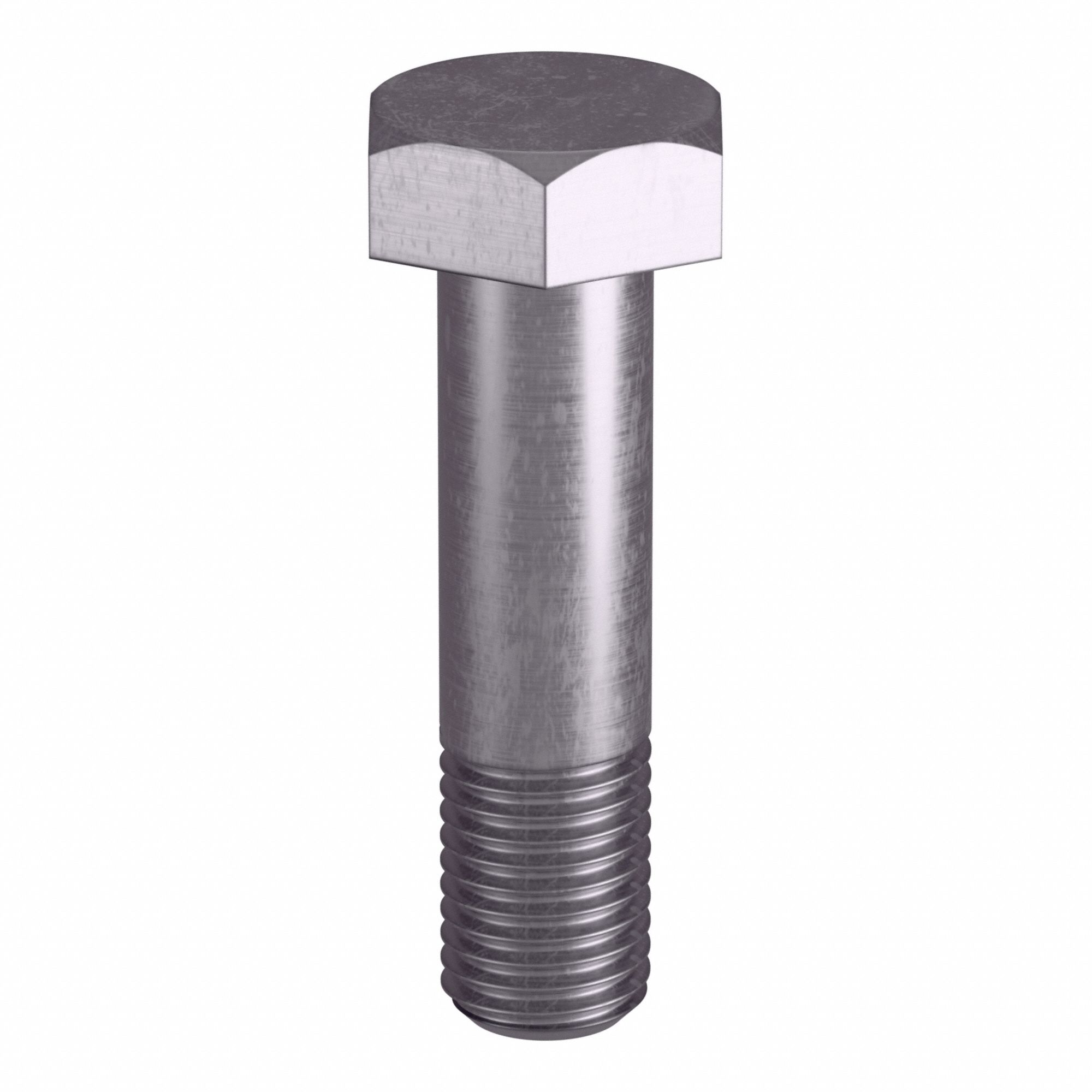 Heavy Structural Bolts: Stainless Steel, Grade B8, Plain, 7/8"-9 Thread Size, 3 1/2 in lg