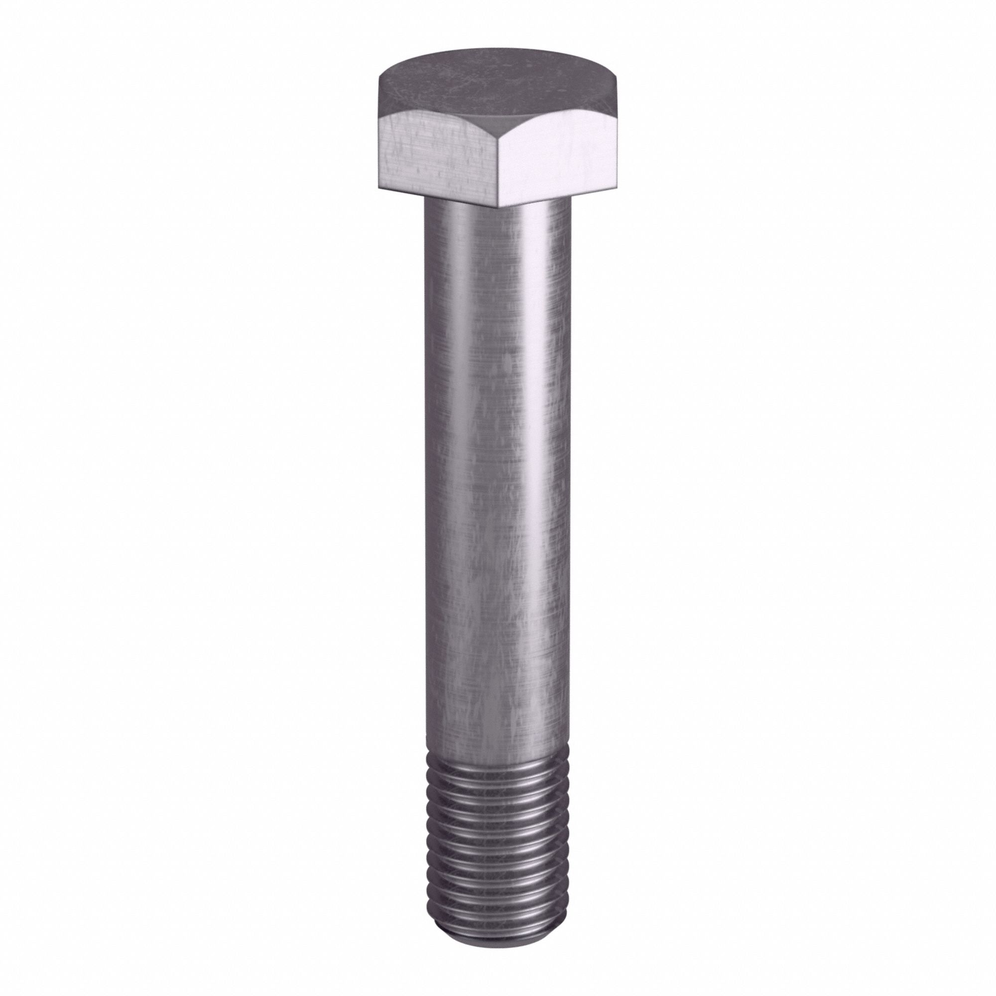 Heavy Structural Bolts: Stainless Steel, Grade B8, Plain, 7/8"-9 Thread Size, 5 in lg