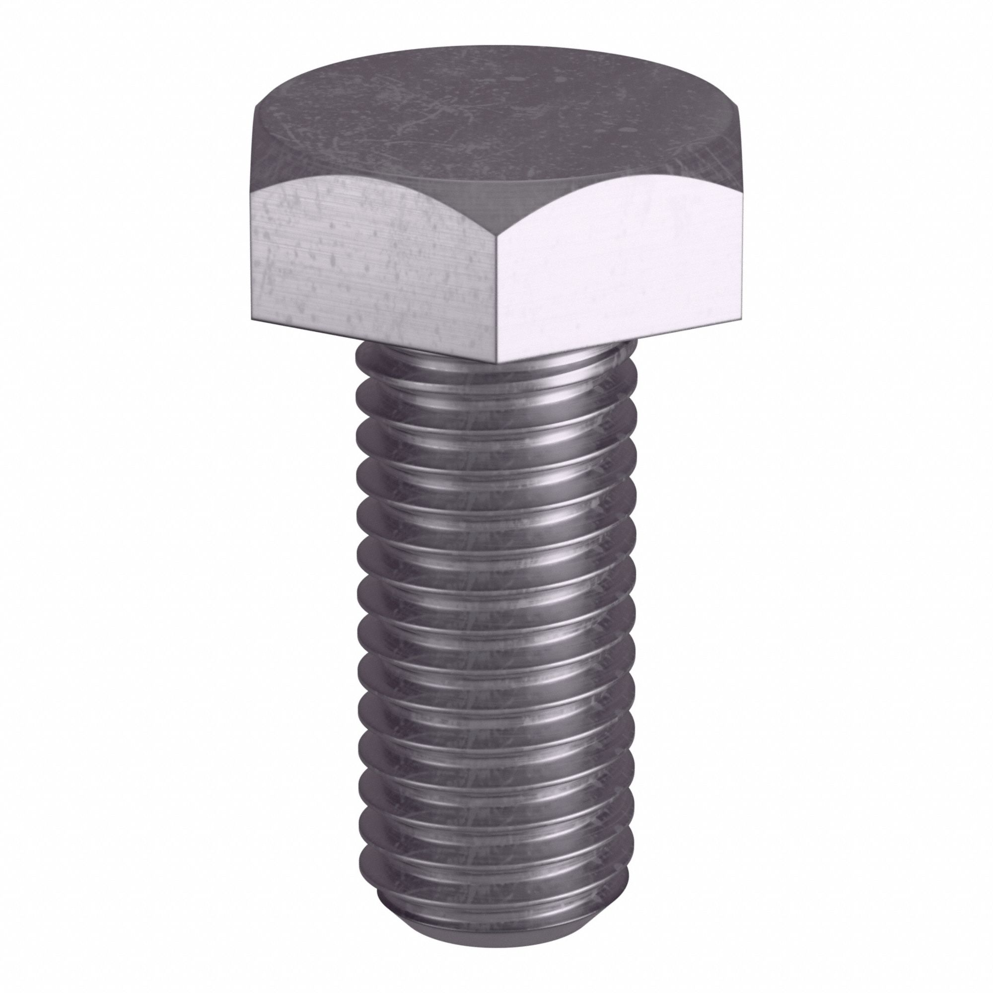 Heavy Hex Bolt: Stainless Steel, Grade B8M, Plain, 1/2"-13 Thread Size, 1 1/4 in lg, 5 PK