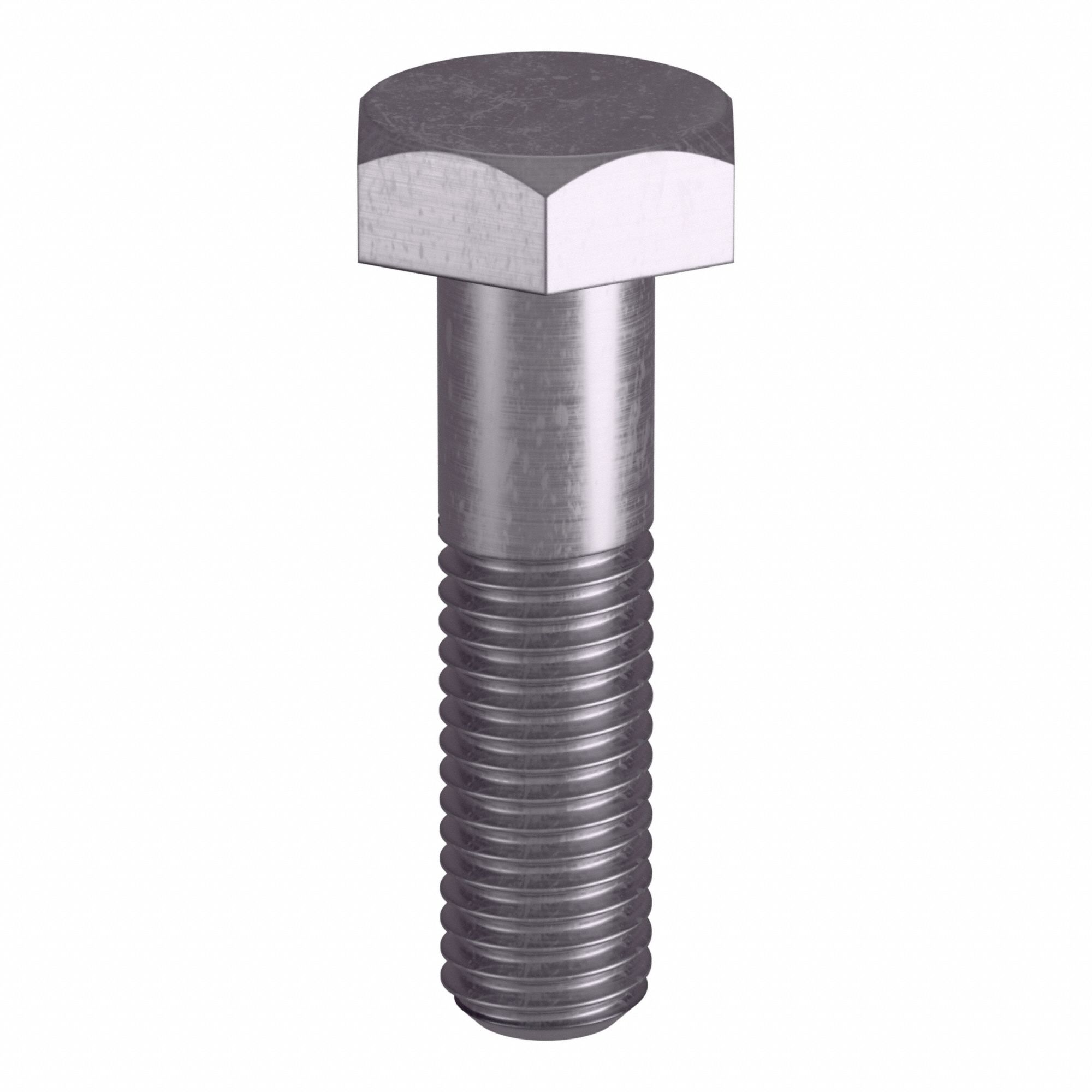 Heavy Hex Bolt: Stainless Steel, Grade B8M, Plain, 1/2"-13 Thread Size, 2 in lg, 5 PK