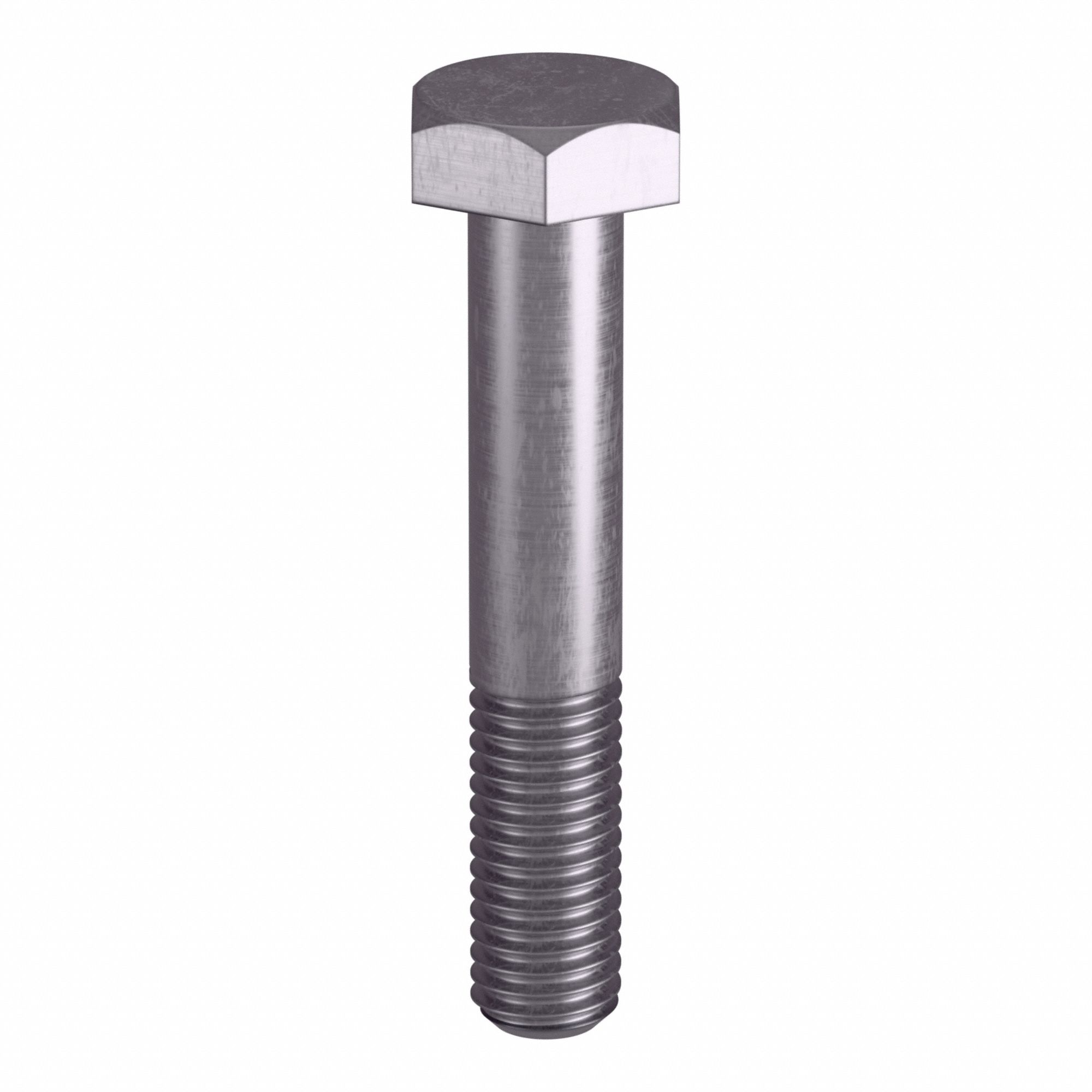 Heavy Hex Bolt: Stainless Steel, Grade B8M, Plain, 1/2"-13 Thread Size, 3 in lg, 5 PK