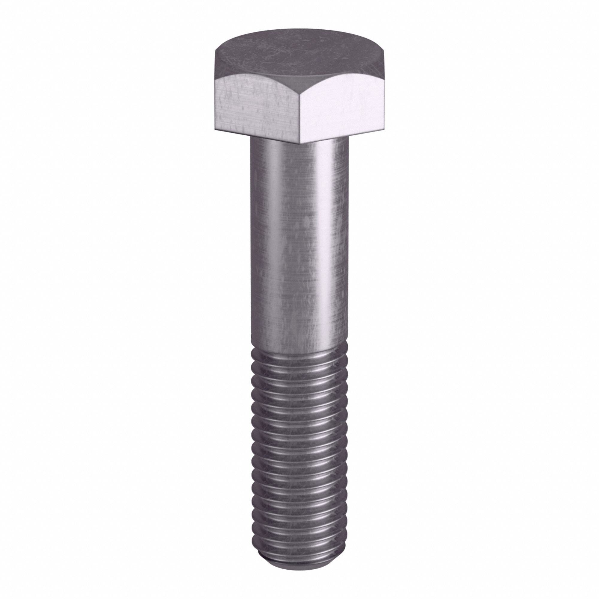 Heavy Hex Bolt: Steel, Grade B7, Plain, 1/2"-13 Thread Size, 2 1/2 in lg, 1 1/4 in Grip Size, 10 PK