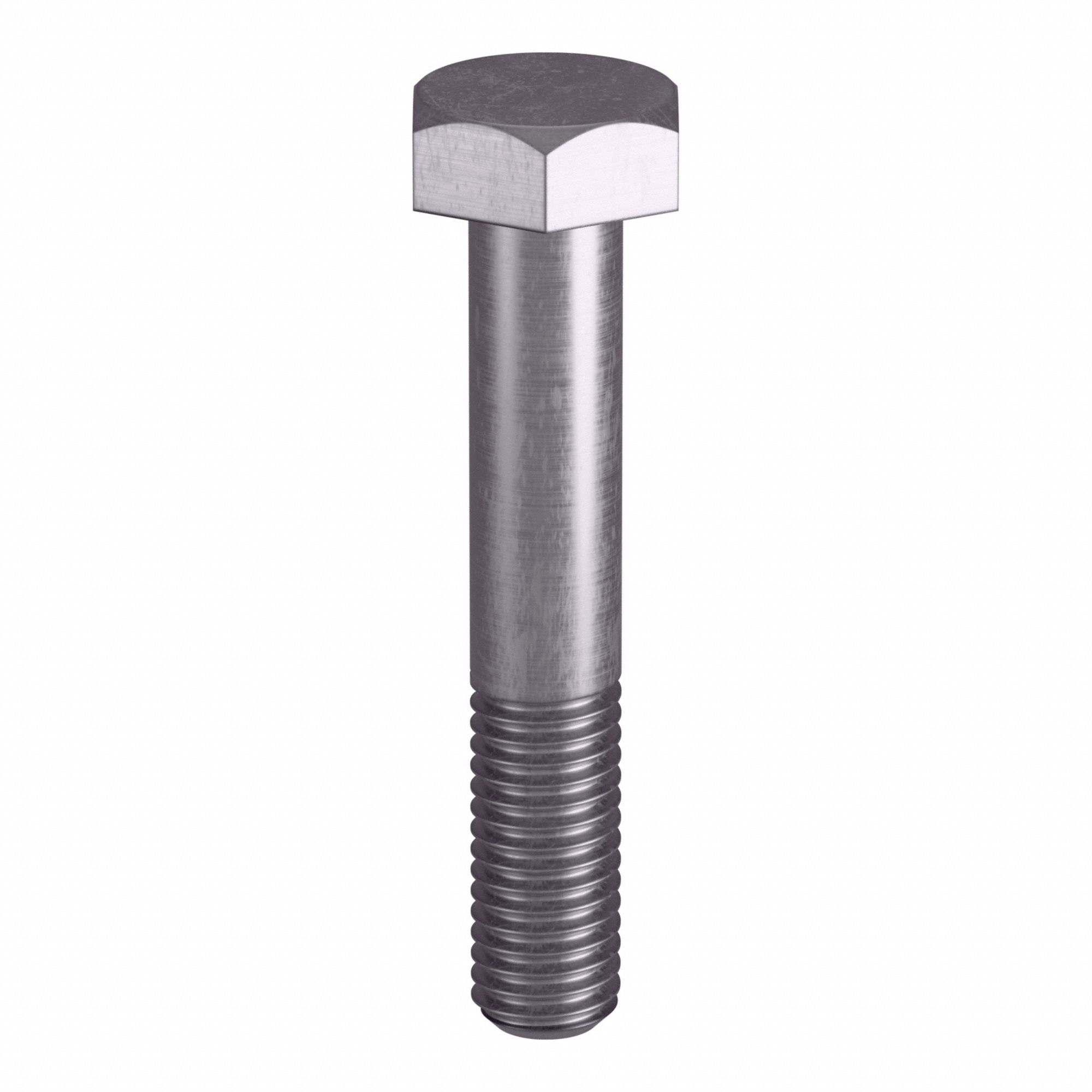 Heavy Hex Bolt: Steel, Grade B7, Plain, 1/2"-13 Thread Size, 3 in lg, 1 1/4 in Min Thread Lg, 10 PK