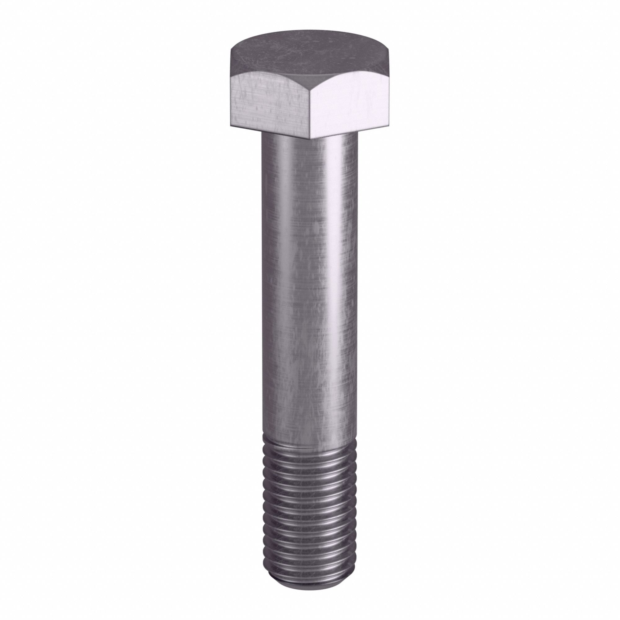 Heavy Hex Bolt: Steel, Grade B7, Plain, 3/4"-10 Thread Size, 4 in lg, 1 3/4 in Min Thread Lg, 5 PK