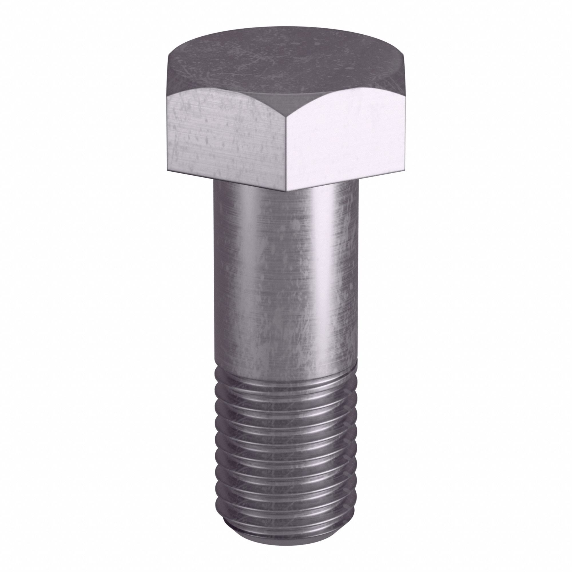 Heavy Hex Bolt: Steel, Grade B7, Plain, 7/8"-9 Thread Size, 2 1/2 in lg, 2 in Min Thread Lg, 5 PK