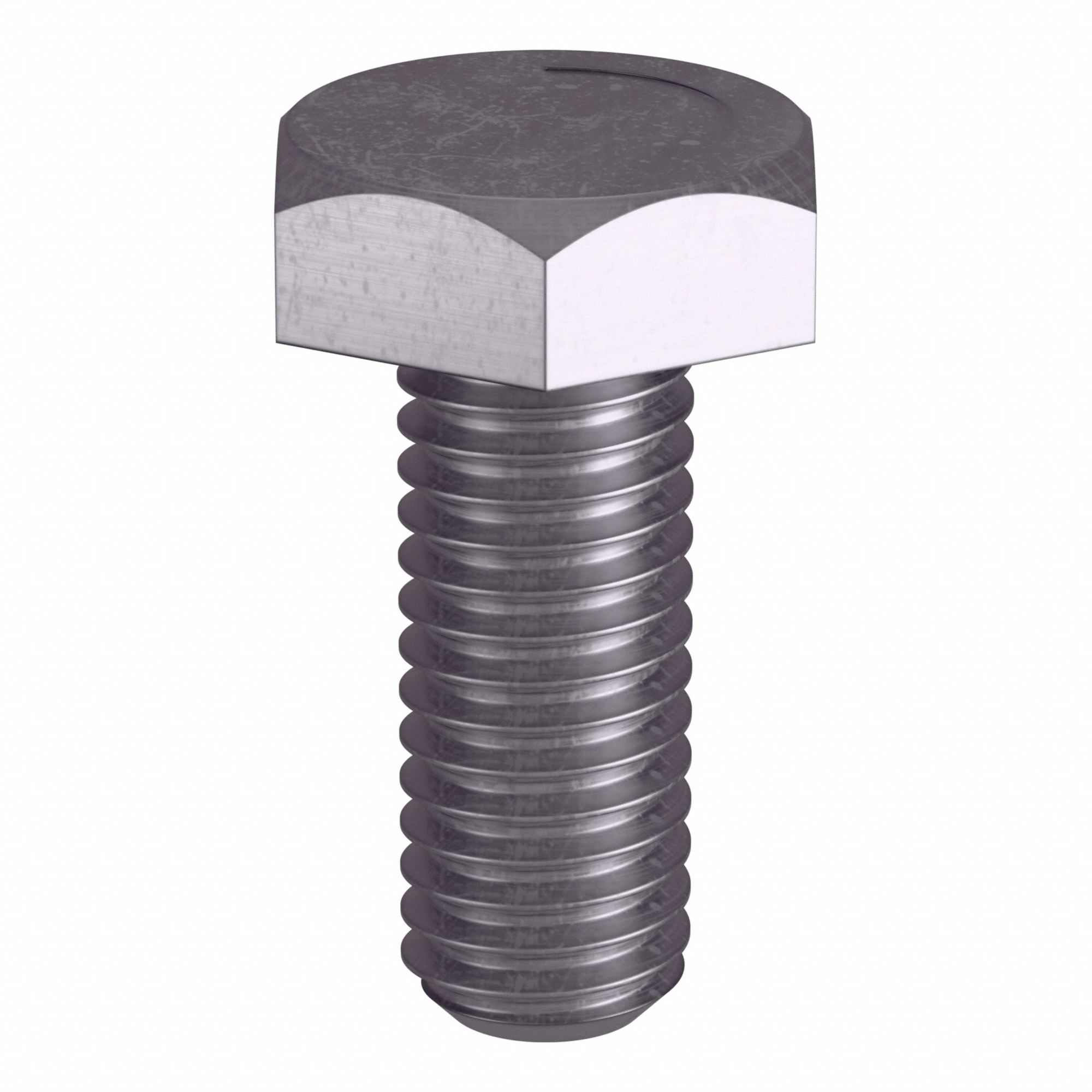 Heavy Hex Bolt: Stainless Steel, Grade B8M, Plain, 3/8"-16 Thread Size, 1 in lg, 5 PK