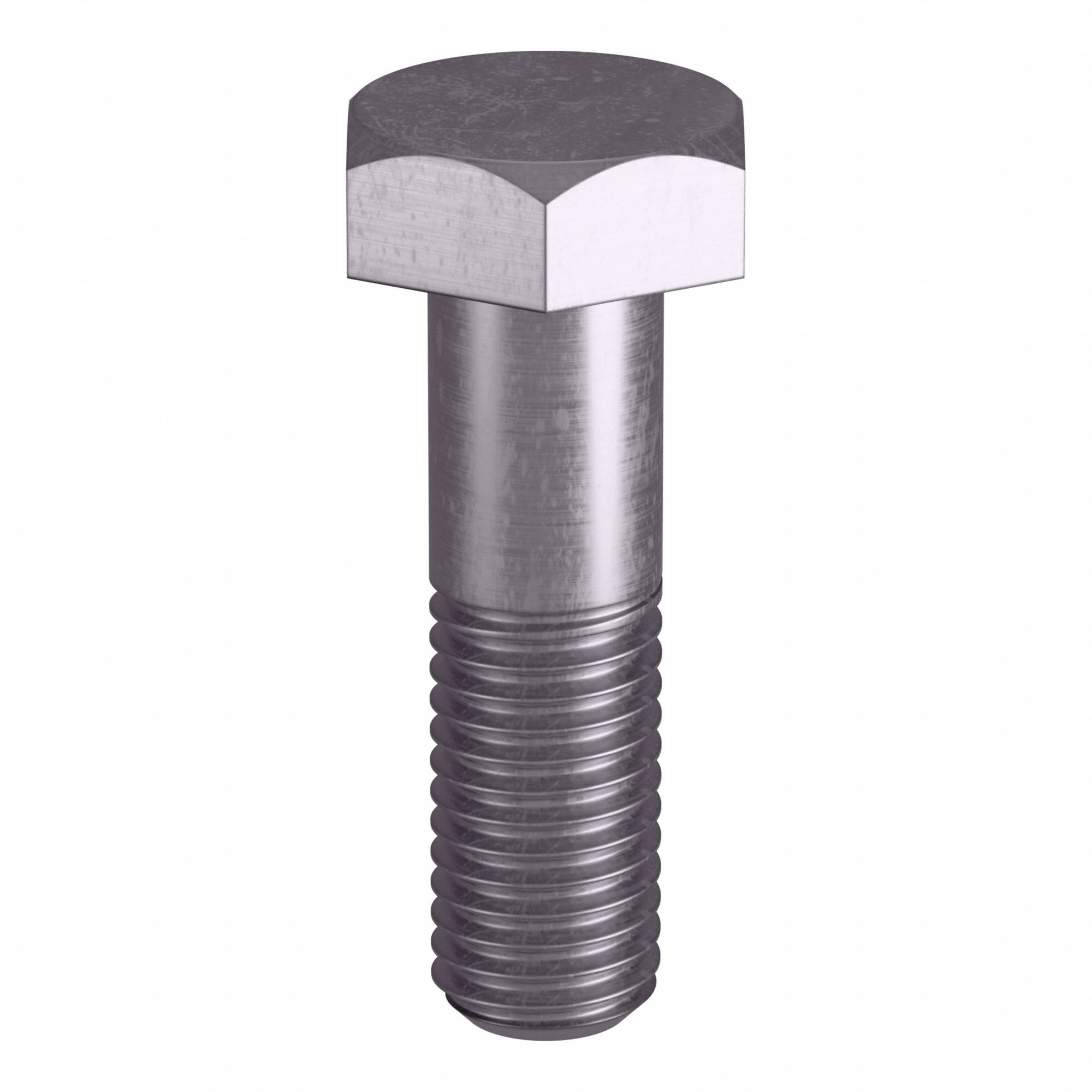 Heavy Hex Bolt: Stainless Steel, Grade B8M, Plain, 5/8"-11 Thread Size, 2 1/4 in lg, 5 PK