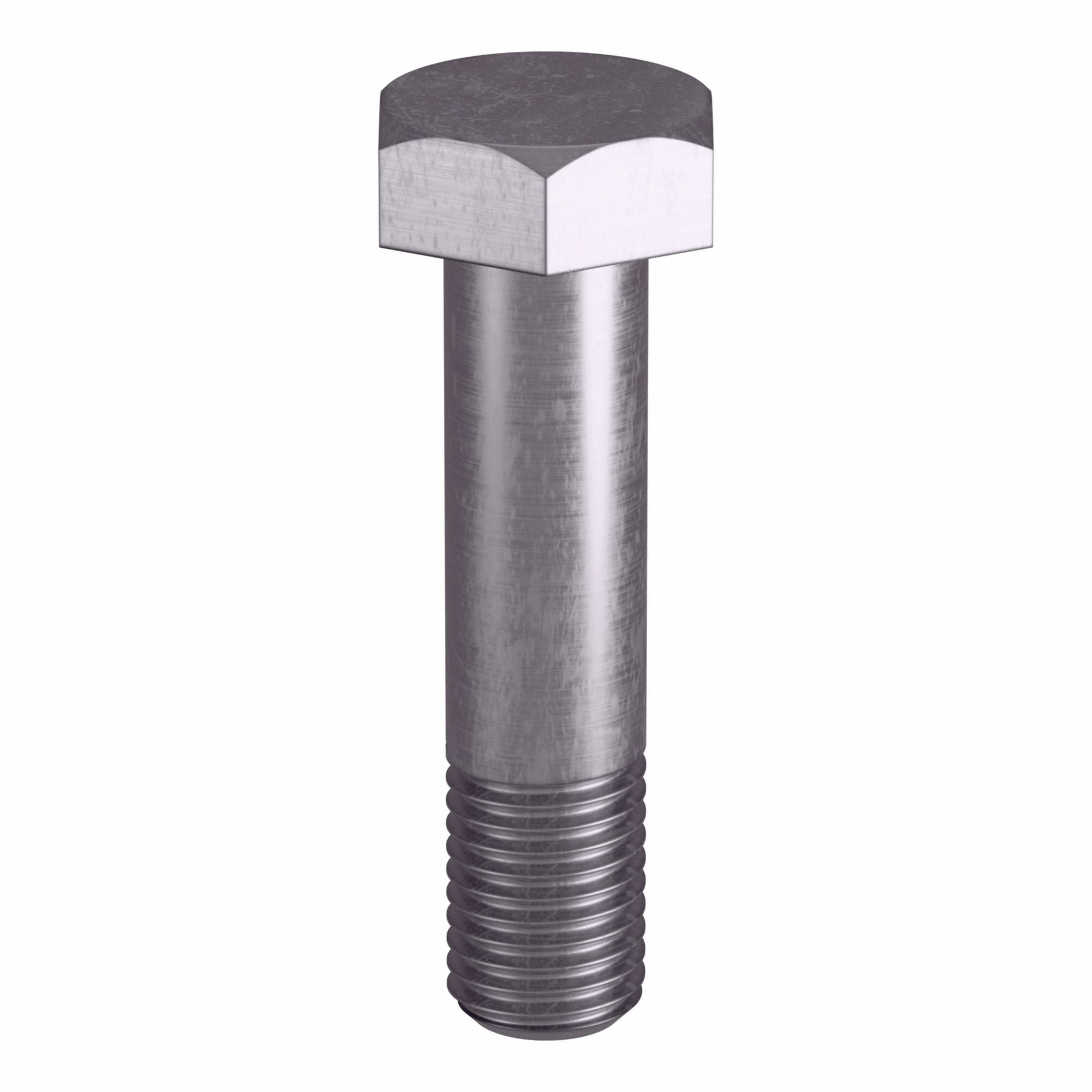 Heavy Structural Bolts: Stainless Steel, Grade B8M, Plain, 7/8"-9 Thread Size, 3 3/4 in lg