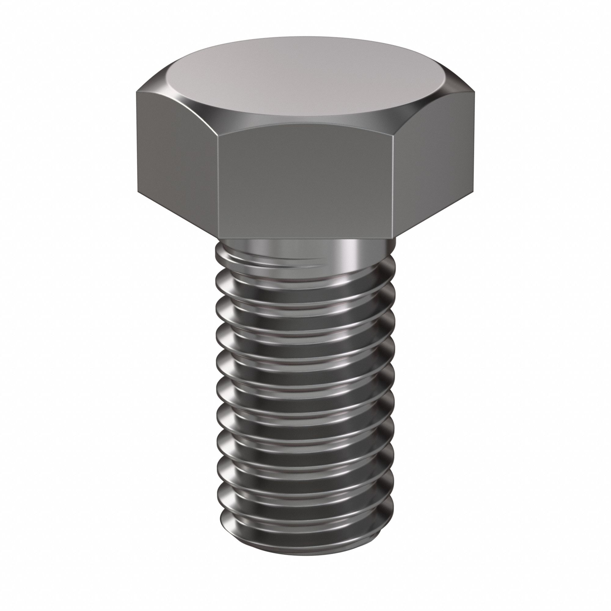 Hex Head Cap Screw: Steel, Class 10.9, Plain, M5, Metric, 10 mm lg, Fully Threaded, Metric, 100 PK
