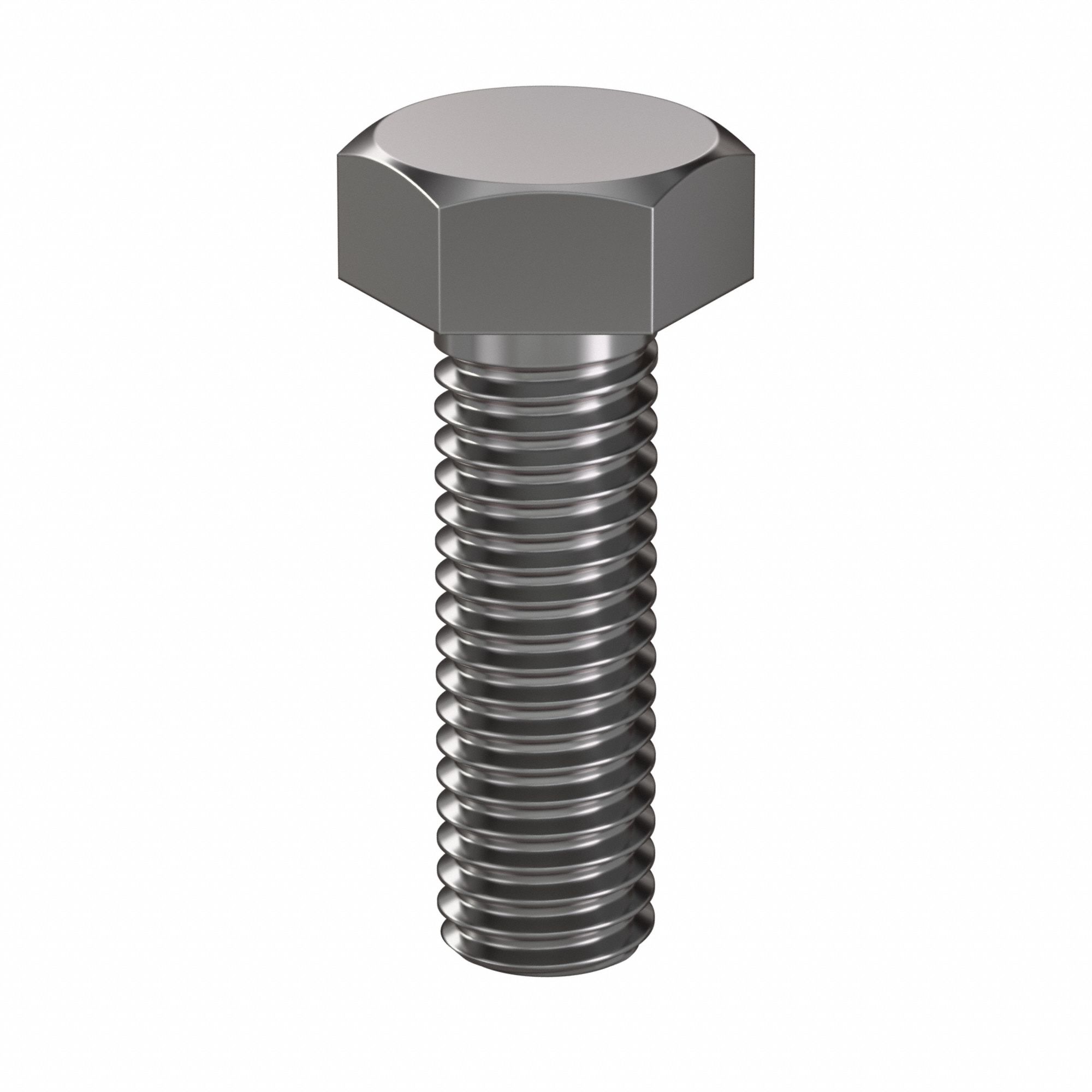 Hex Head Cap Screw: Steel, Class 10.9, Plain, M5, Metric, 16 mm lg, Fully Threaded, Metric, 100 PK