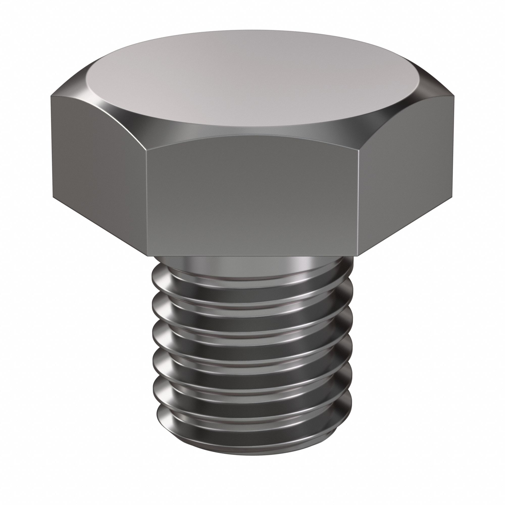 Hex Head Cap Screw: Steel, Class 10.9, Plain, M10, Metric, 12 mm lg, Fully Threaded, Metric, 100 PK