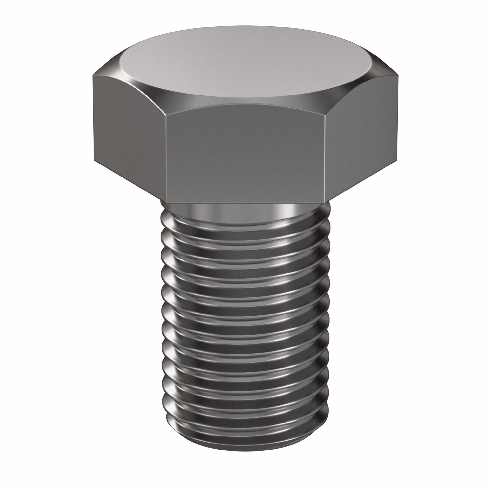 Hex Head Cap Screw: Steel, Class 10.9, Plain, M30, Metric, 50 mm lg, Fully Threaded, Metric, 5 PK