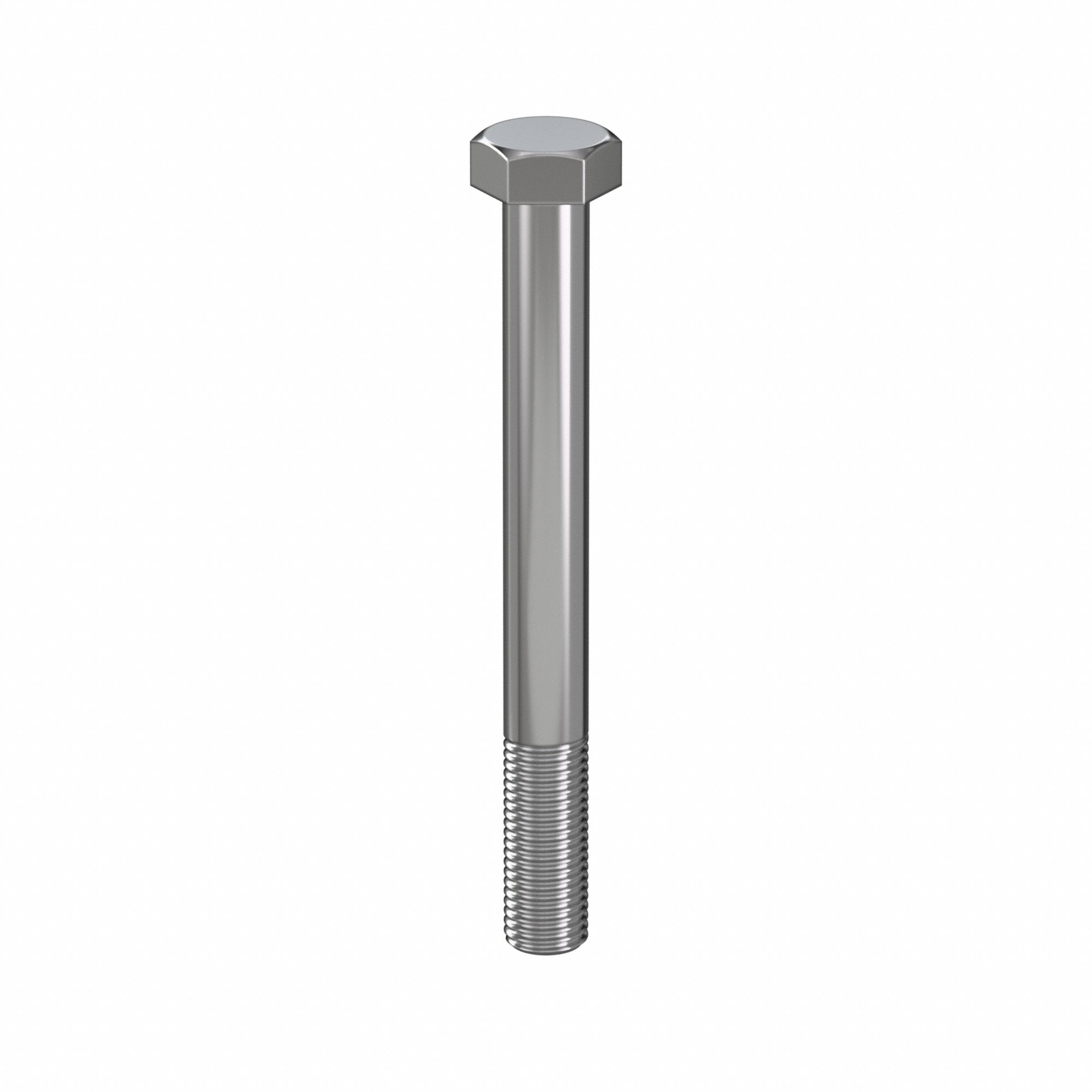 Hex Head Cap Screw: Stainless Steel, 316, Plain, M16, Metric, 150 mm lg, Fully Threaded, 5 PK