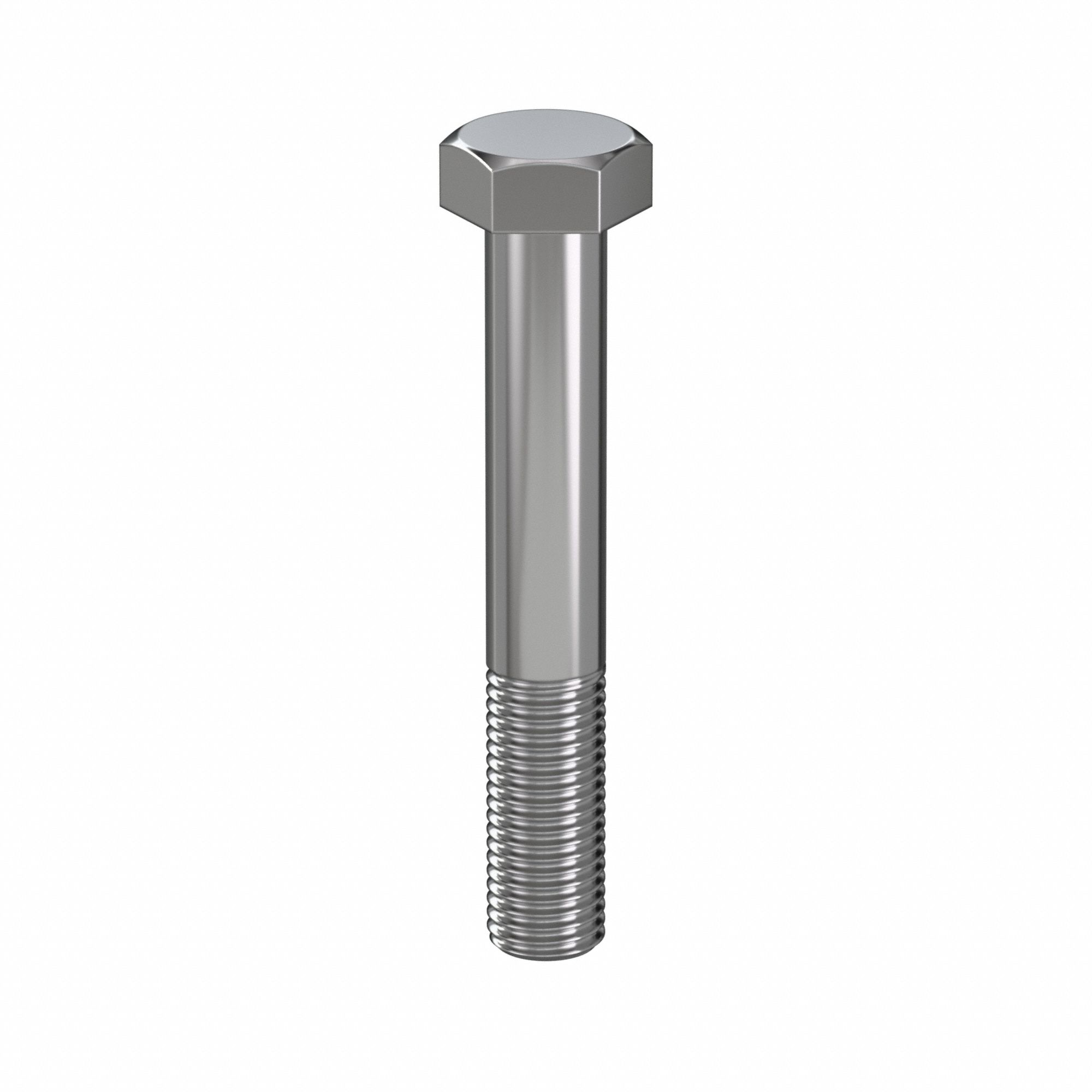 Hex Head Cap Screw: Stainless Steel, 316, Plain, M20, Metric, 130 mm lg, Fully Threaded, 5 PK