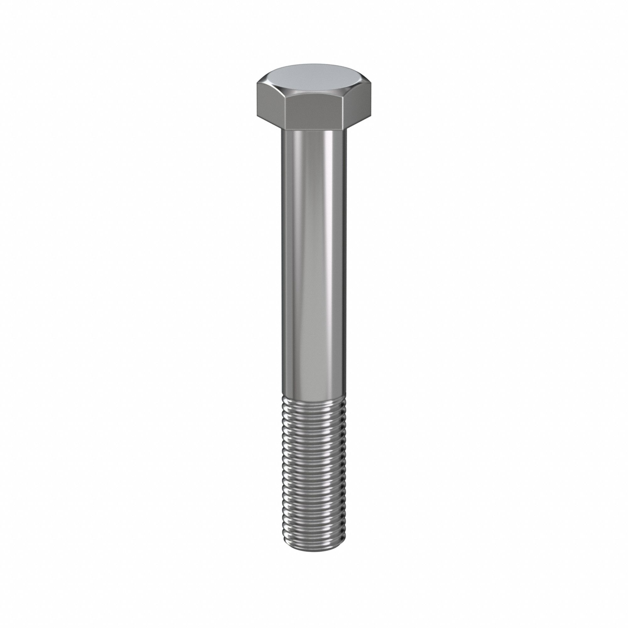 Hex Head Cap Screw: Stainless Steel, 316, Plain, M20, Metric, 140 mm lg, Fully Threaded, 5 PK