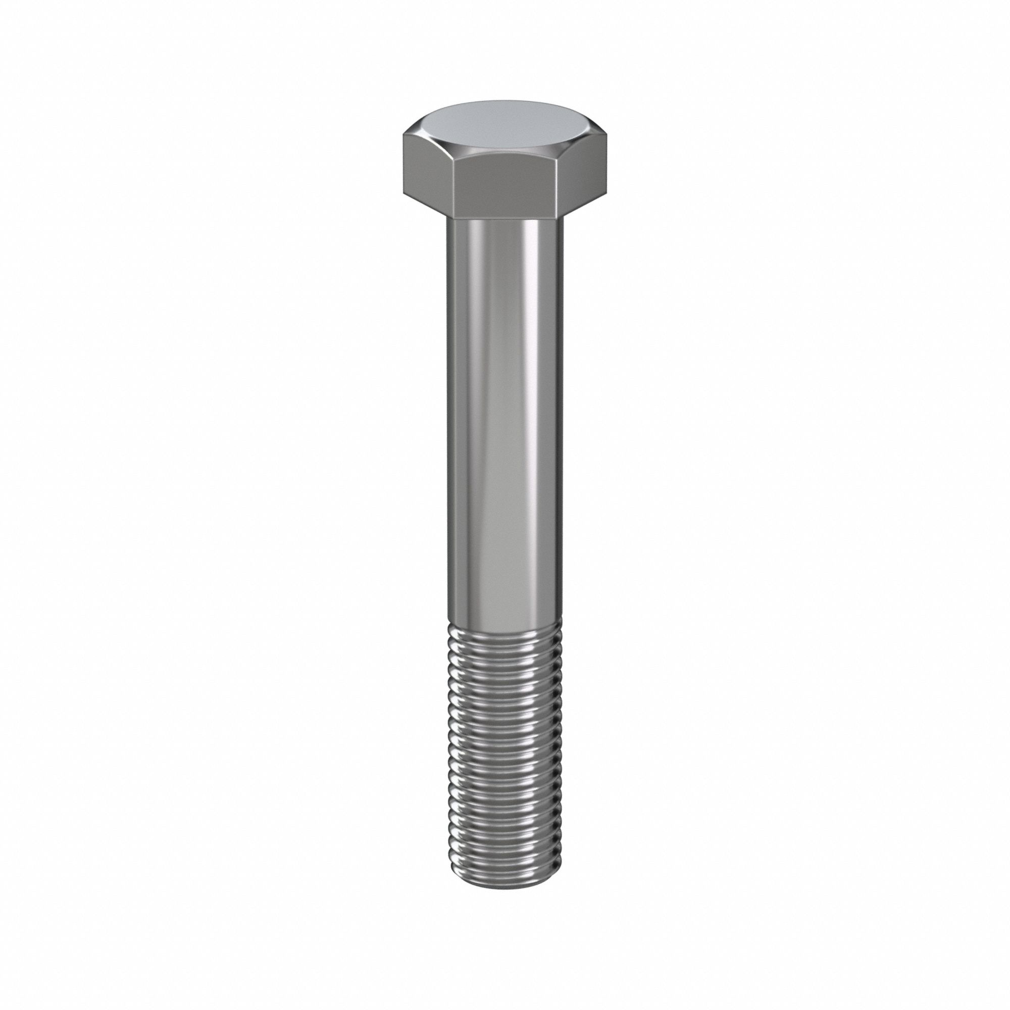 Hex Head Cap Screw: Stainless Steel, 316, Plain, M24, Metric, 150 mm lg, Fully Threaded, Metric