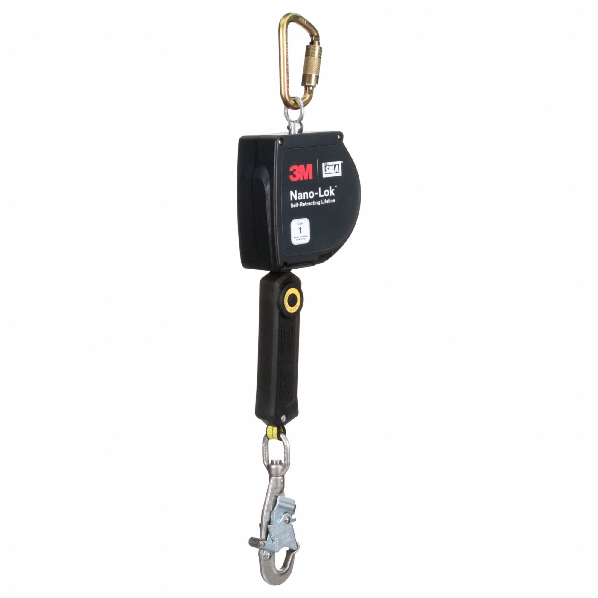 Self Retracting Lifeline: Steel Carabiner Anchor, Harness Stainless Steel Swivel Snap Hook