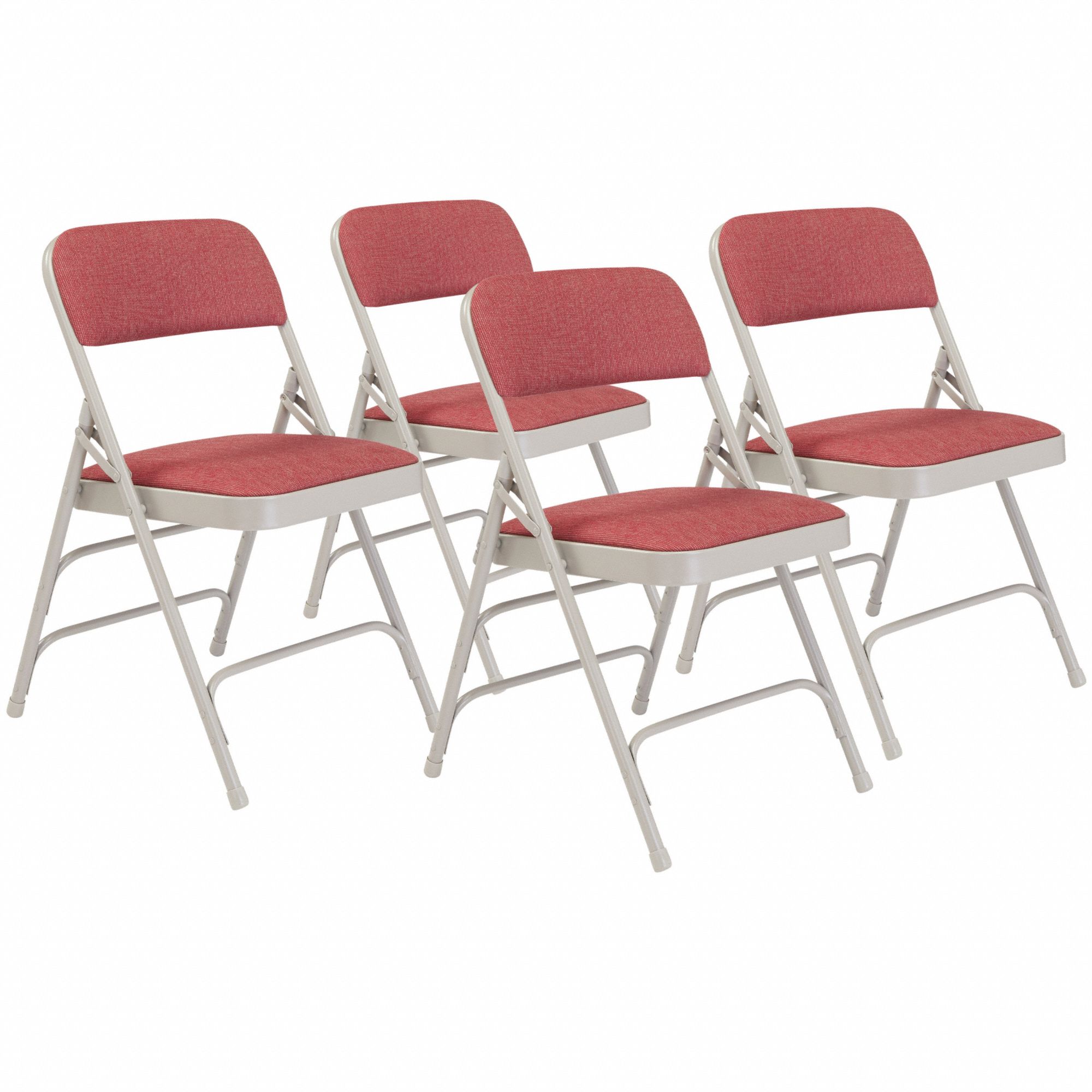 Folding Chair: Fabric Seat, Fabric Upholstery, Steel Frame, Cabernet Seat