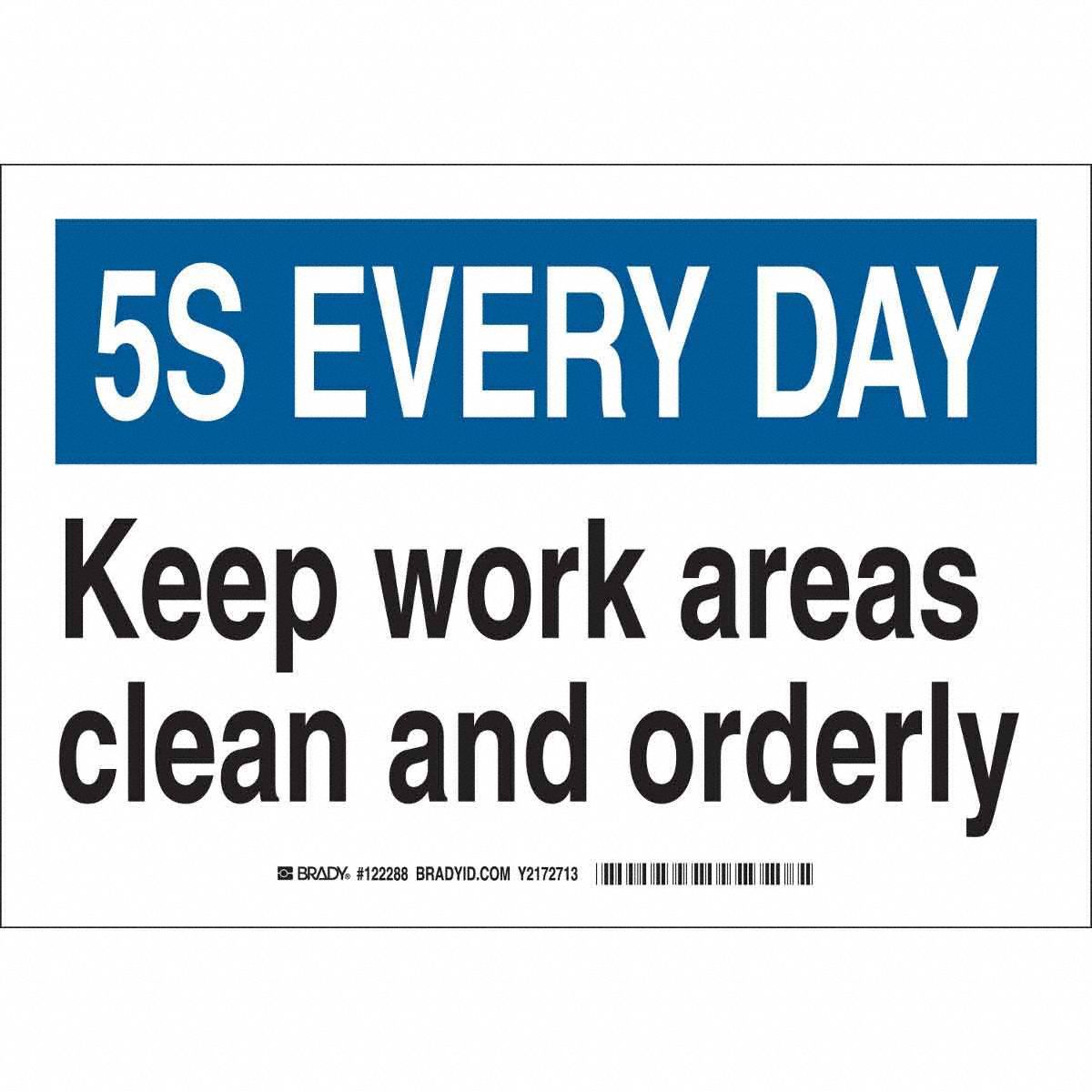 B401 10X14 BLUE/WT/BLK 5 S EVERY DAY