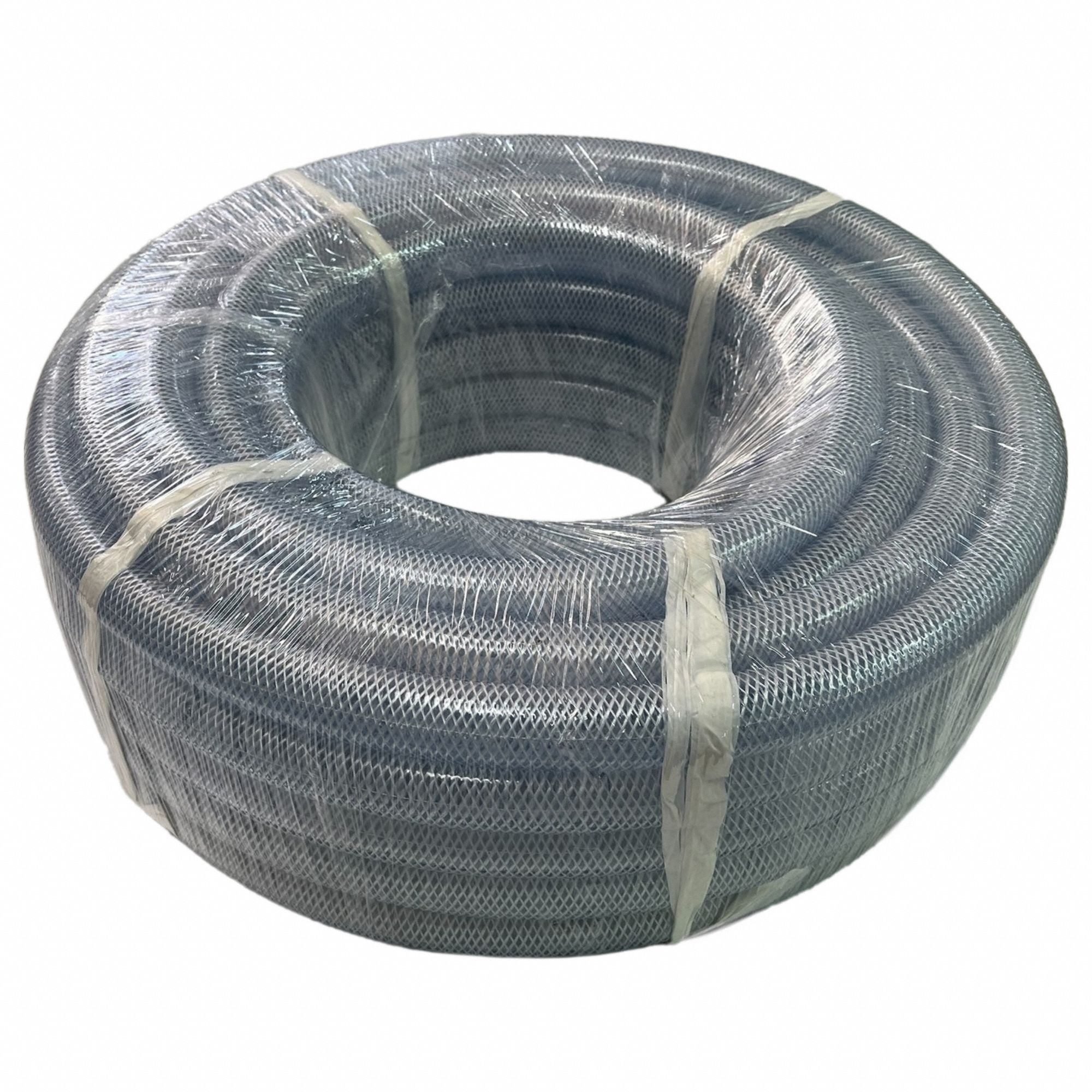 Tubing: PVC, ID 1 in, OD 1 1/4 in, 100 ft Lg, Clear