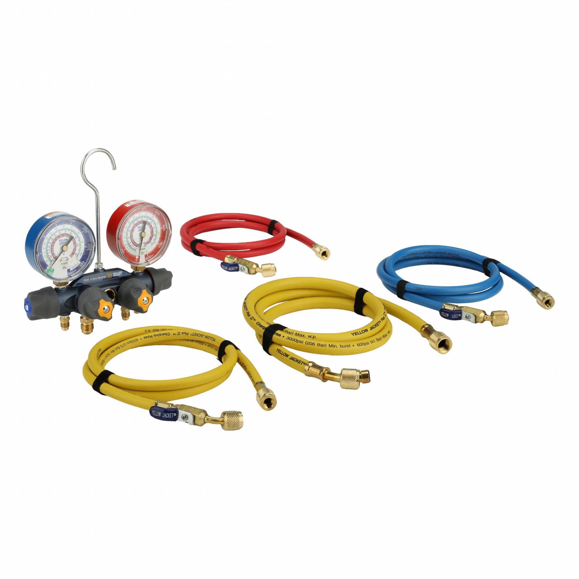 Lucy　0508 Amazon.com: Yellow Jacket 49975 4-Valve Titan Test/Charging