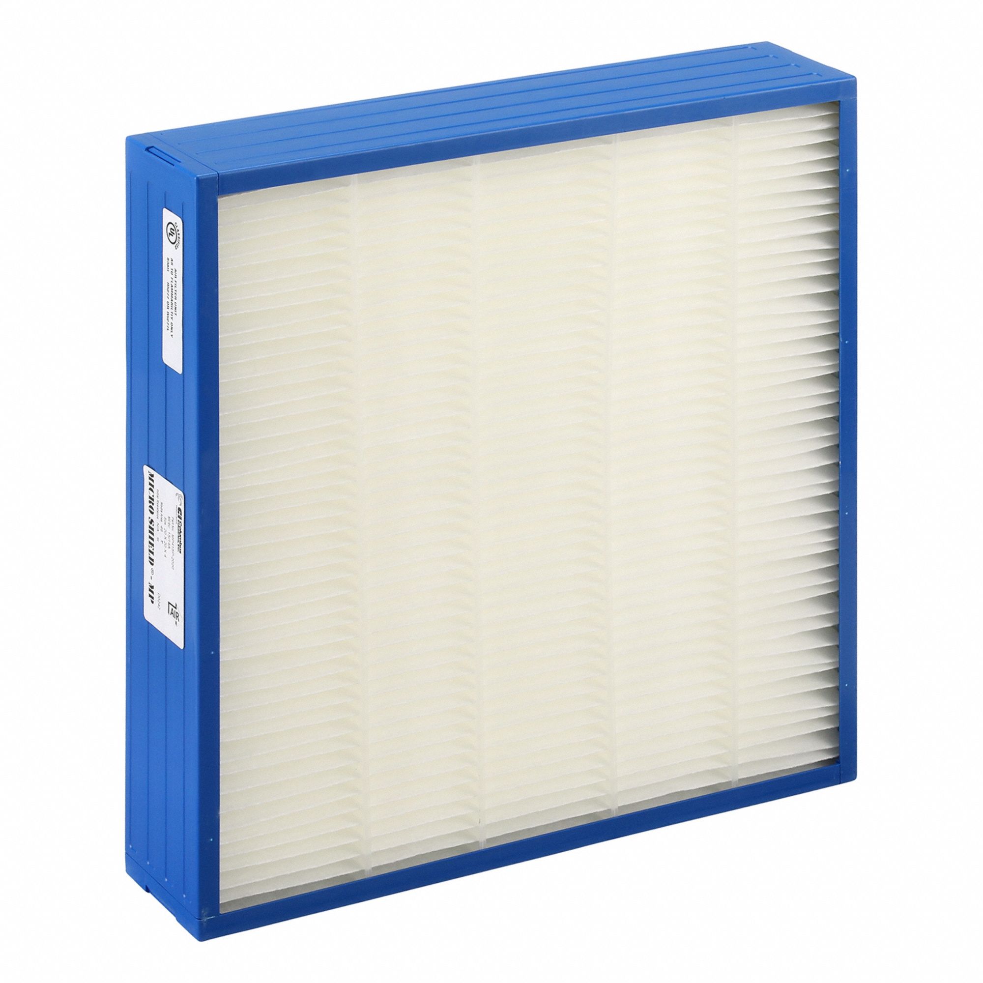 Mini-Pleat Air Filter, 20 in, 20 in, PK3