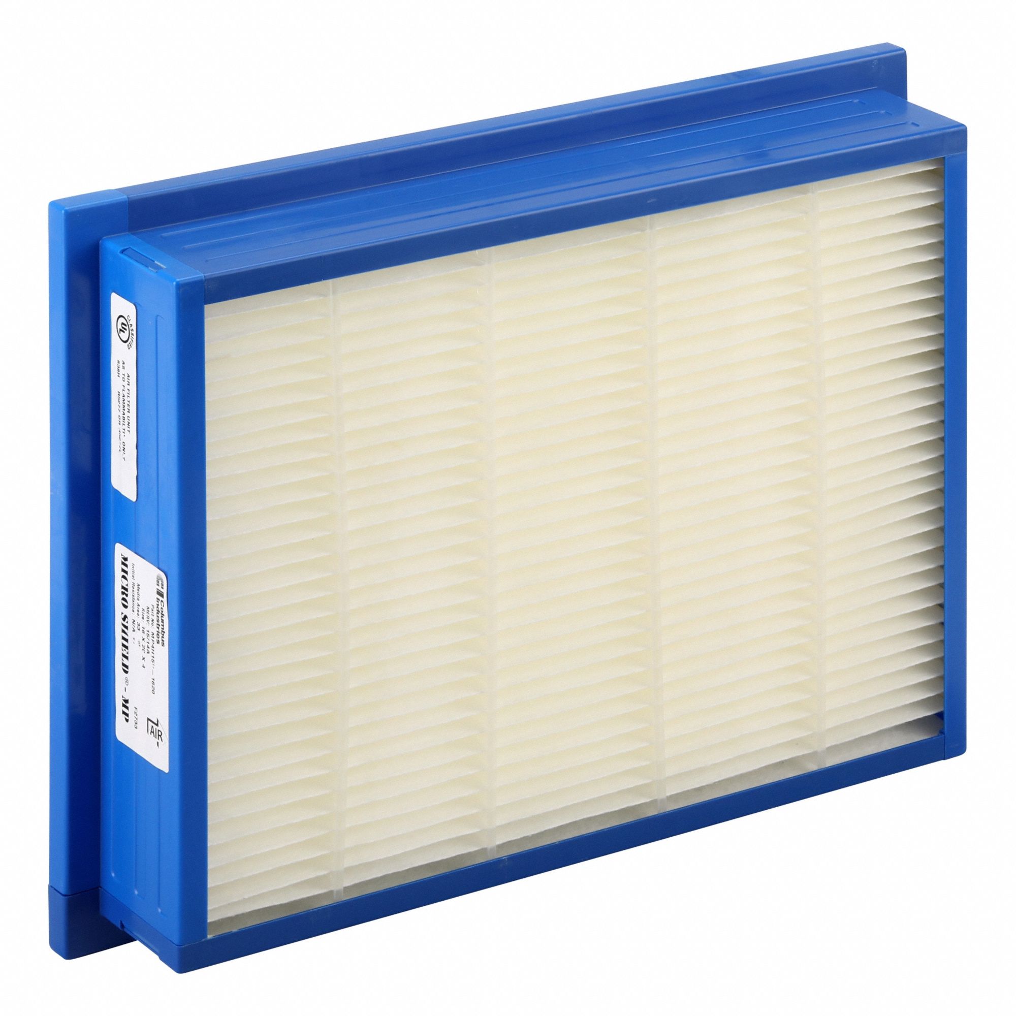Mini-Pleat Air Filter, 16 in, 20 in, PK3