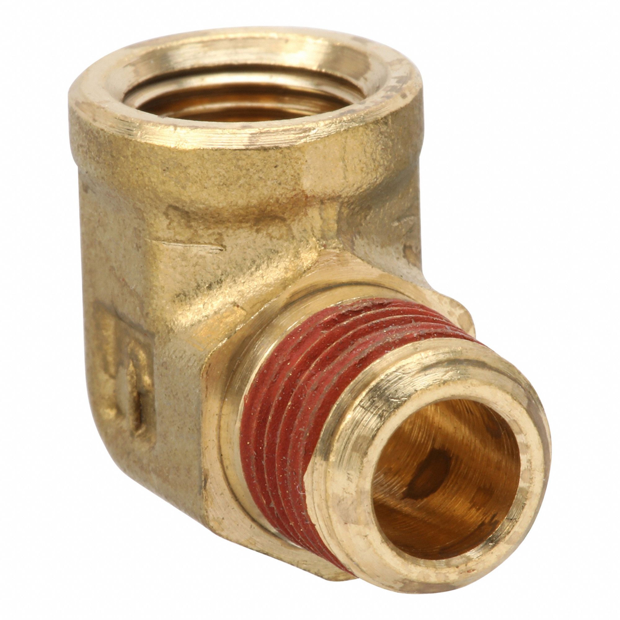 Pipe Fitting: Brass, 1/8 in x 1/8 in x 1/8 in Fitting Pipe Size, Female NPT x Male NPT