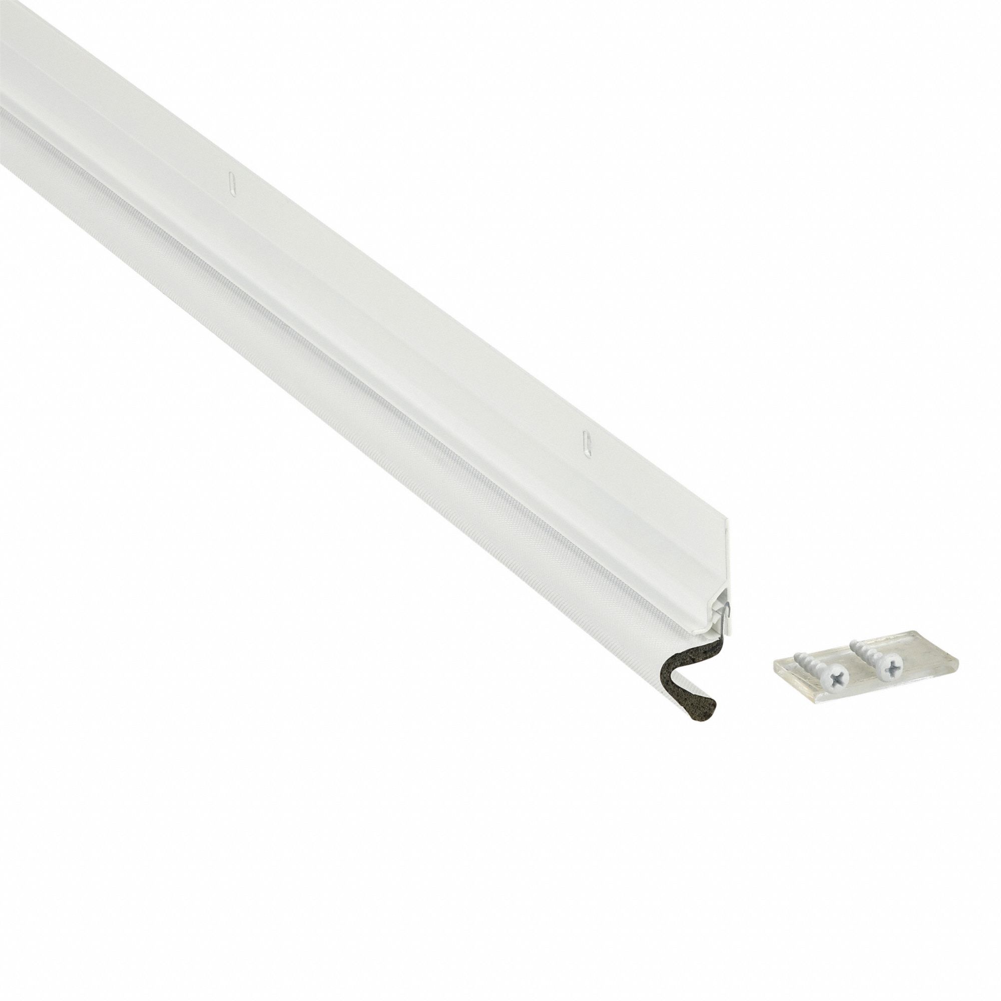 FROST KING Door Weatherstripping Kerf Insert 84 in Lg 1 1 2 in Wd 84 in Ht Aluminum White